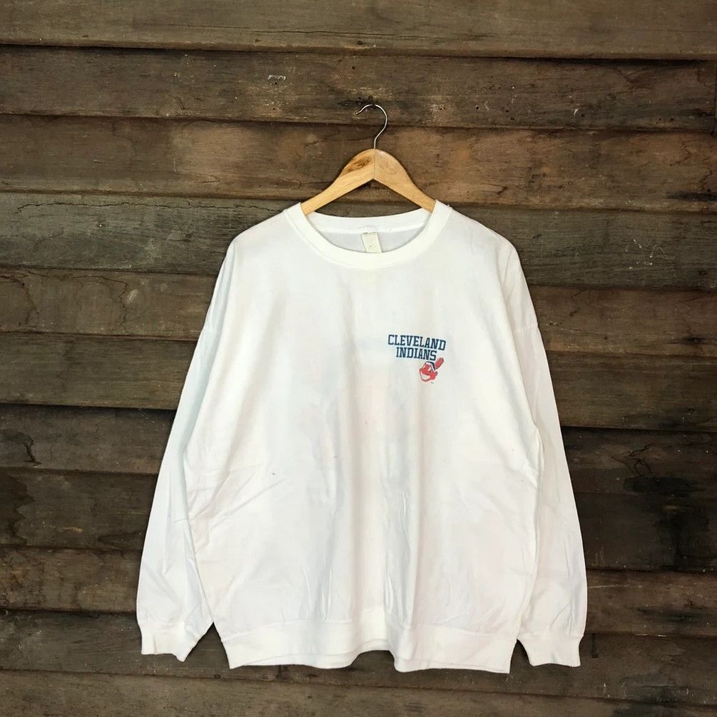 Vintage DL Cleveland red Indians vintage White shirt #3848 Size US XL / EU 56 / 4 - 13 Thumbnail