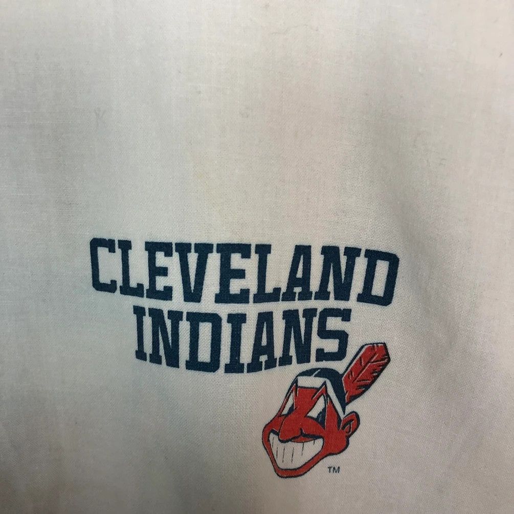 Vintage DL Cleveland red Indians vintage White shirt #3848 Size US XL / EU 56 / 4 - 6 Thumbnail