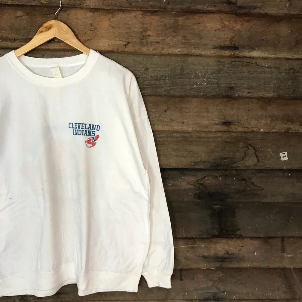 Vintage DL Cleveland red Indians vintage White shirt #3848 Size US XL / EU 56 / 4 - 11 Thumbnail