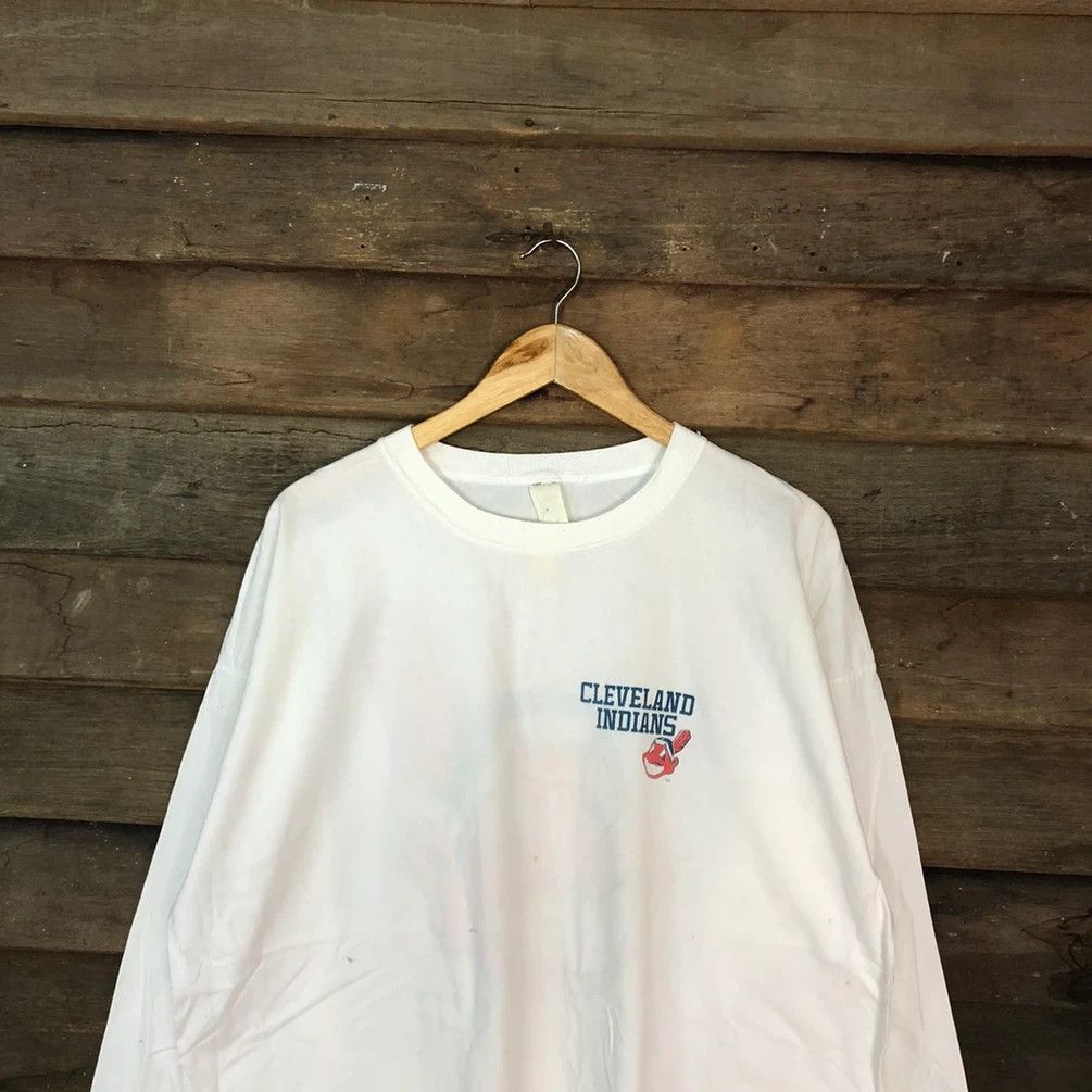 Vintage DL Cleveland red Indians vintage White shirt #3848 Size US XL / EU 56 / 4 - 14 Thumbnail