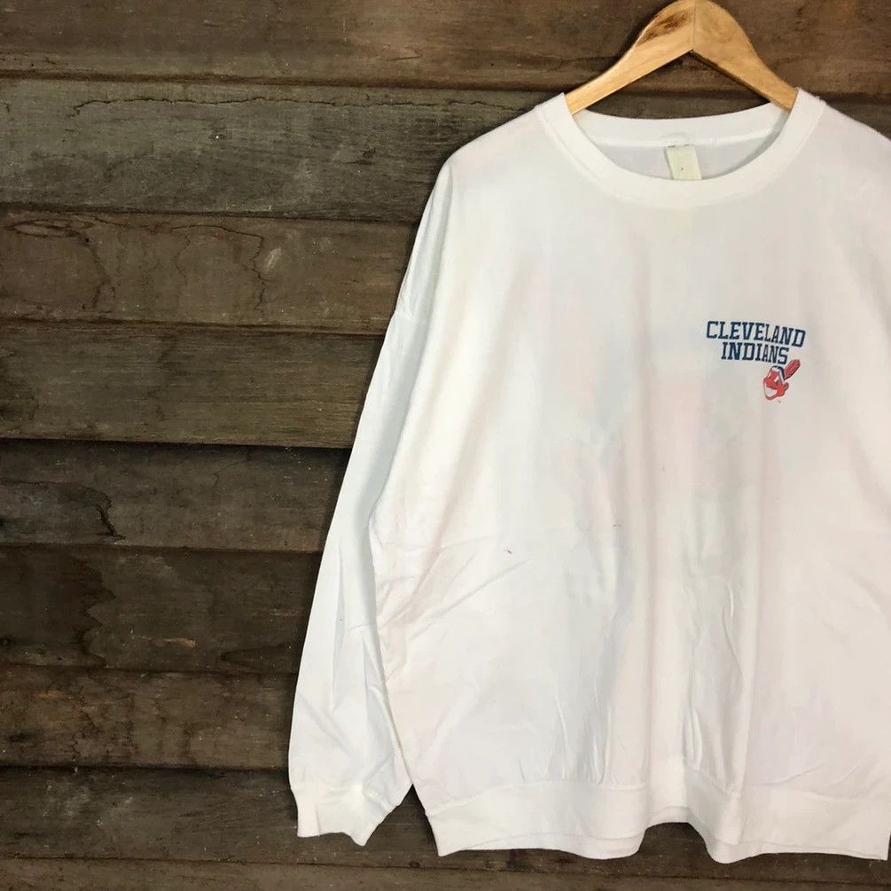 Vintage DL Cleveland red Indians vintage White shirt #3848 Size US XL / EU 56 / 4 - 9 Thumbnail