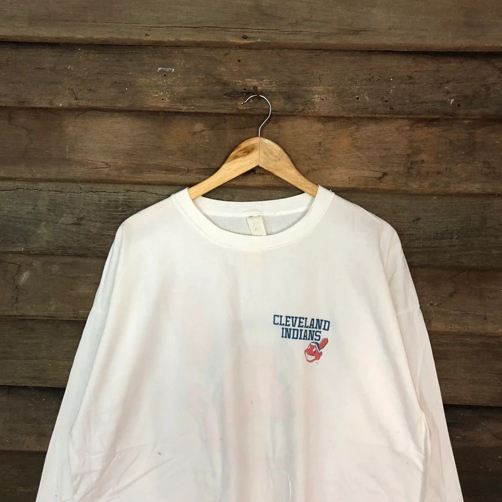 Vintage DL Cleveland red Indians vintage White shirt #3848 Size US XL / EU 56 / 4 - 7 Thumbnail