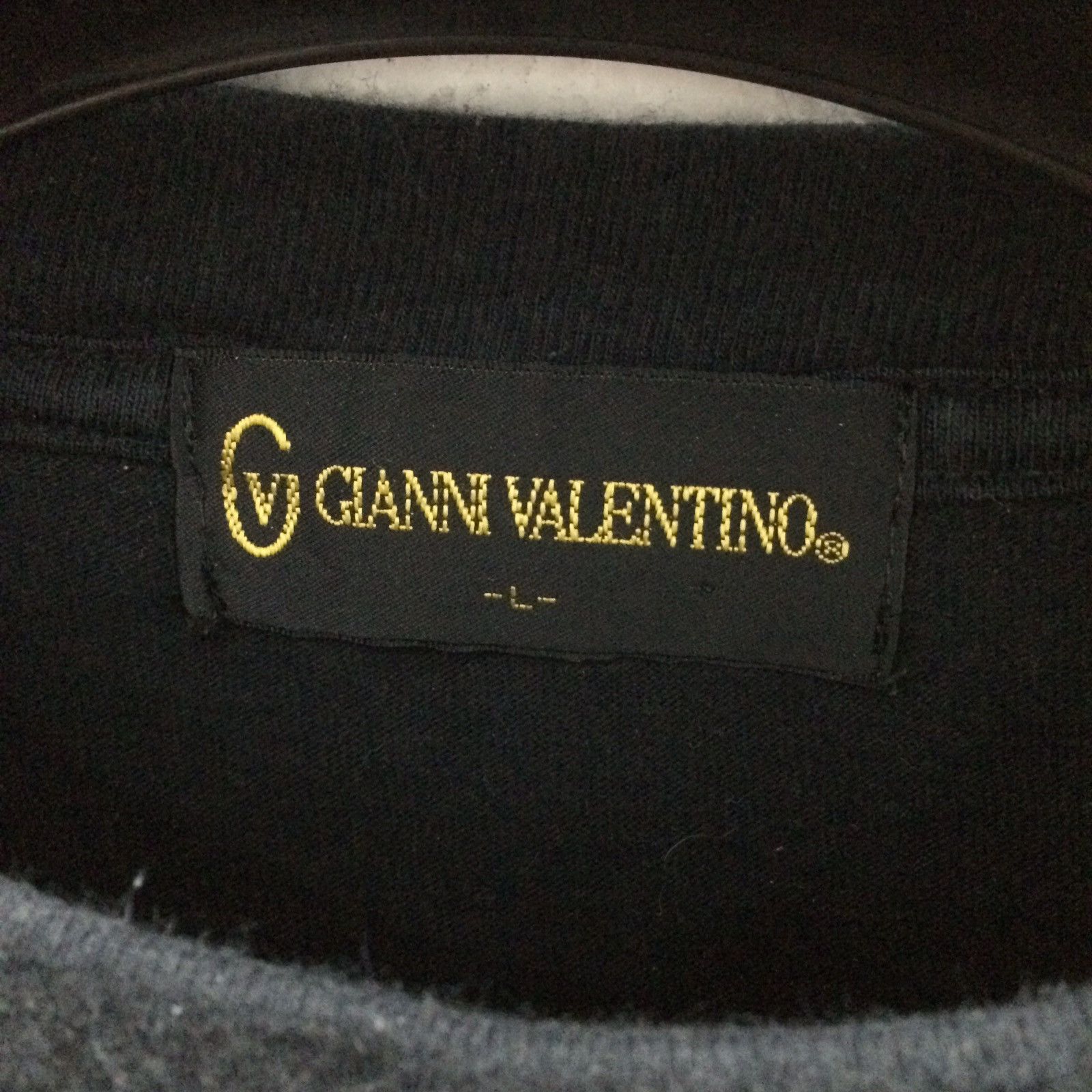 Gianni Valentino × Valentino Gianni Valentino Italy Spell Out Long Sleeve Tshirt Size US M / EU 48-50 / 2 - 3 Thumbnail