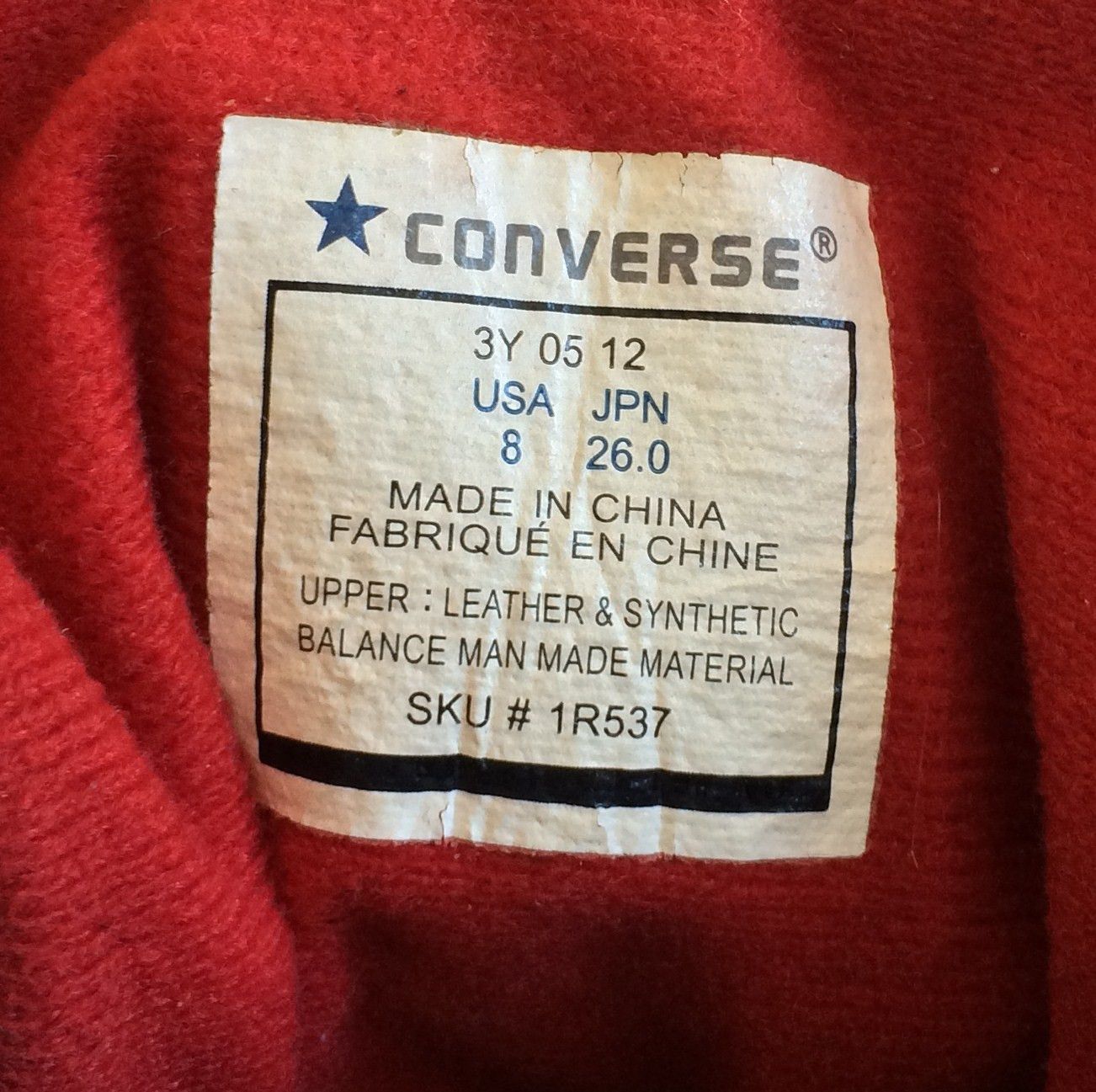 Converse × Number (N)ine S/S 2006 Number (N)ine x Converse Weapon Size US 8 / EU 41 - 7 Thumbnail