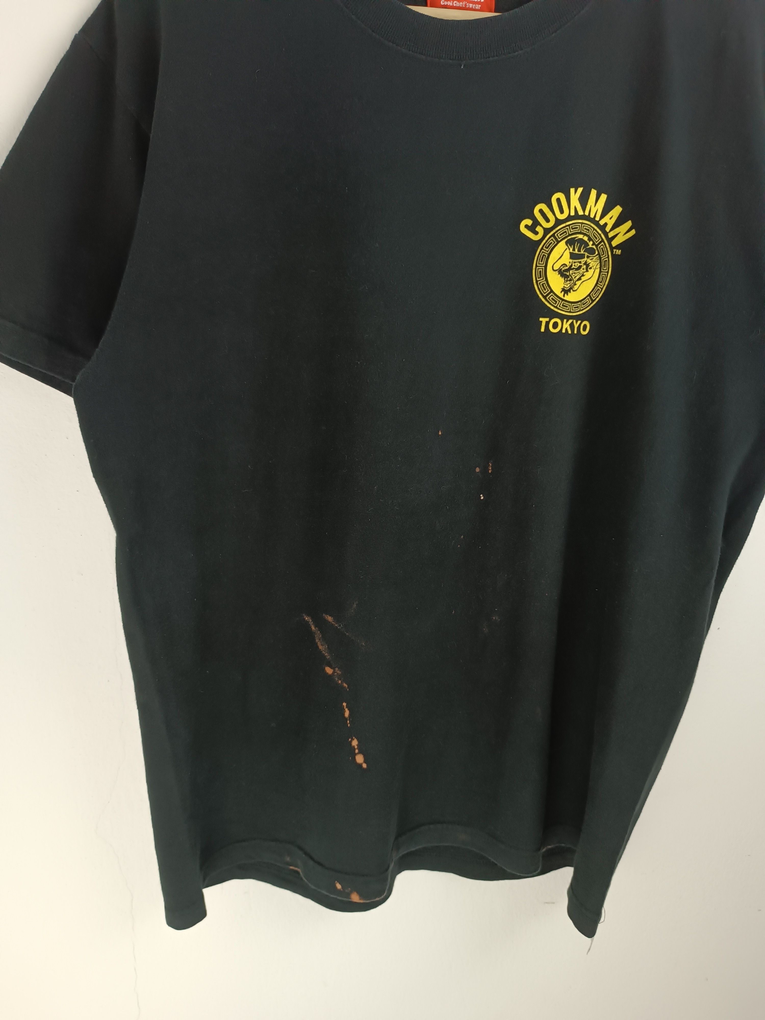 Japanese Brand COOKMAN "GOOD CHEF WEAR" ACID SPLATTER TEE Size US L / EU 52-54 / 3 - 5 Thumbnail