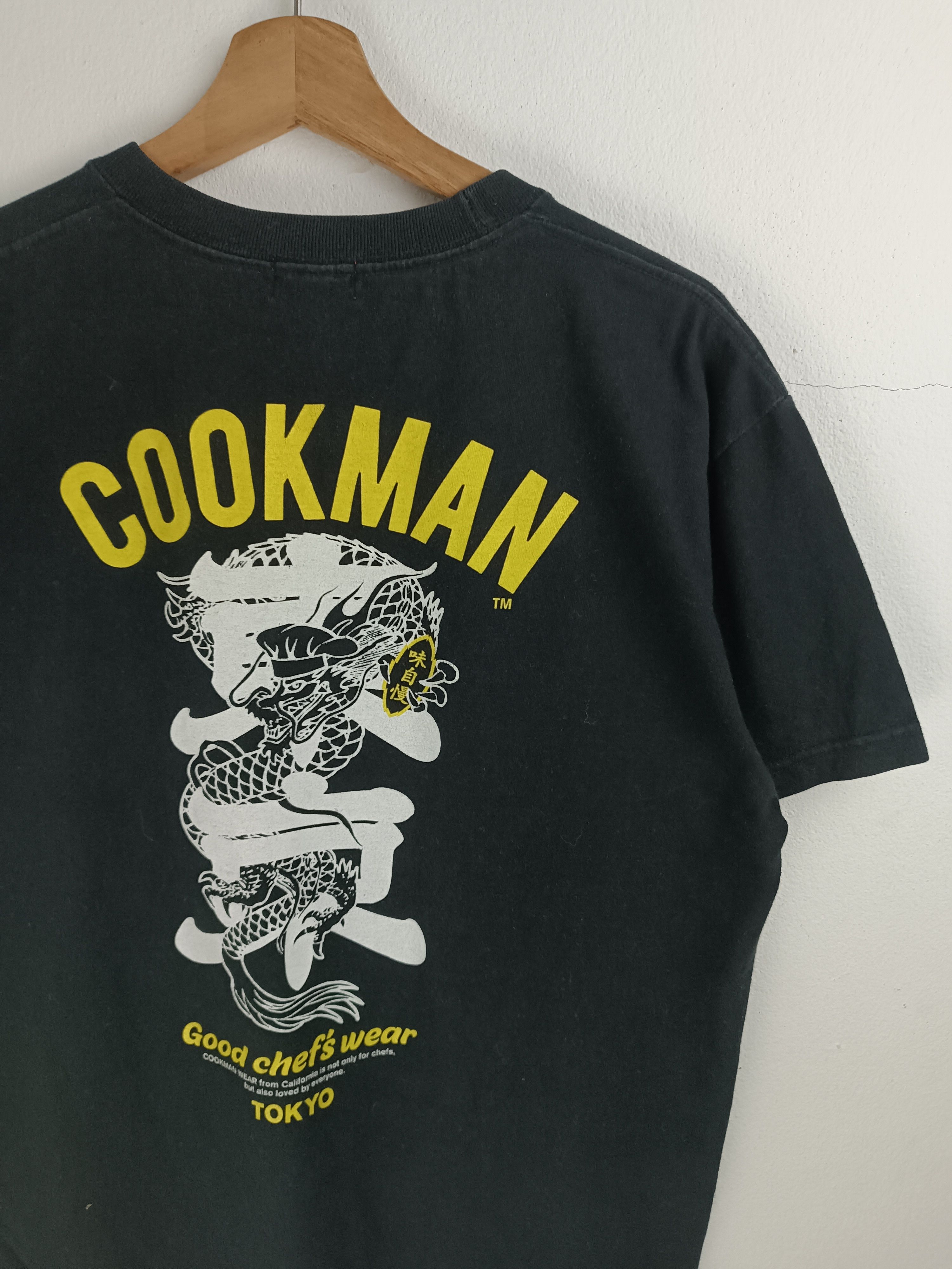 Japanese Brand COOKMAN "GOOD CHEF WEAR" ACID SPLATTER TEE Size US L / EU 52-54 / 3 - 13 Thumbnail