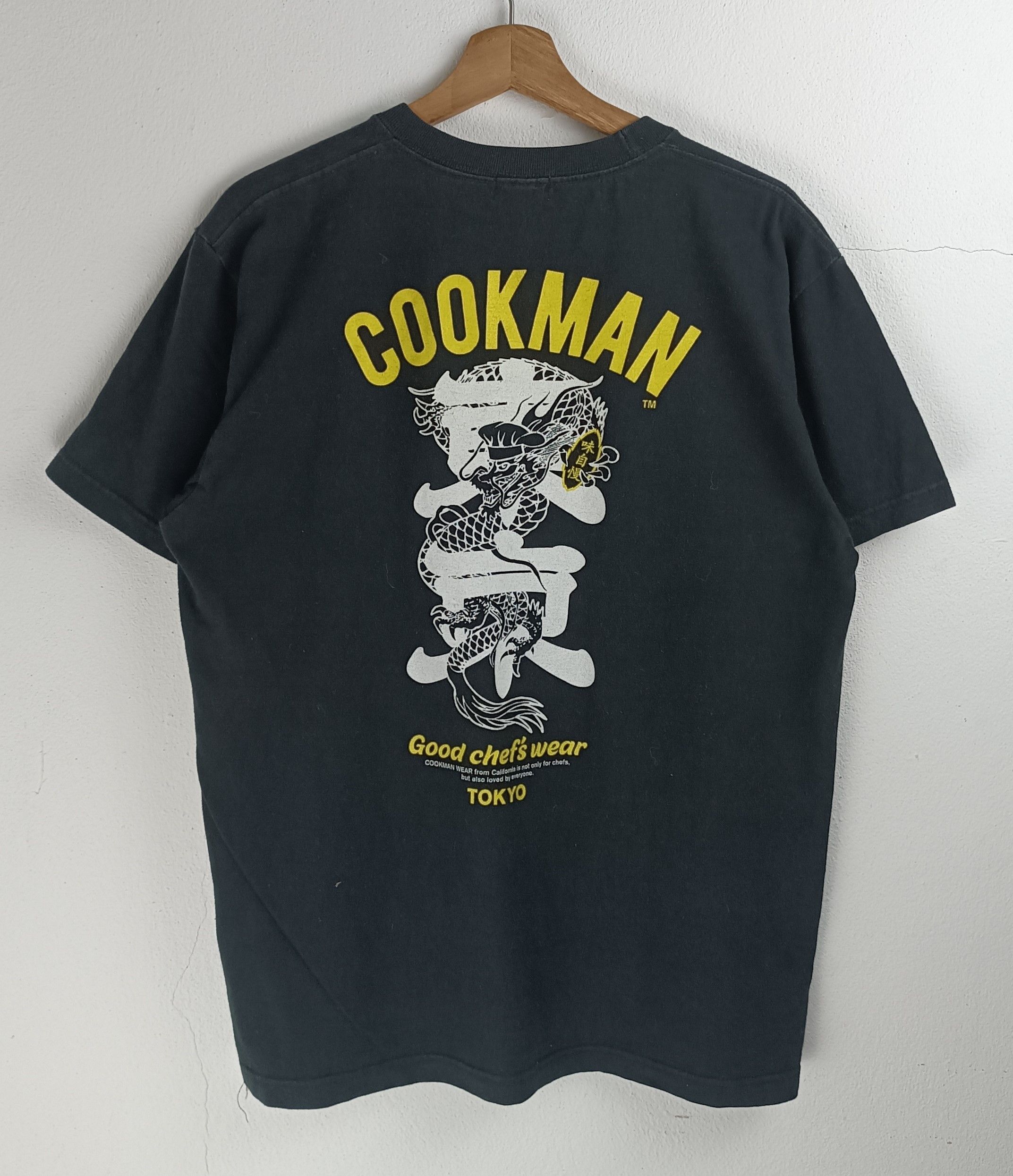 Japanese Brand COOKMAN "GOOD CHEF WEAR" ACID SPLATTER TEE Size US L / EU 52-54 / 3 - 4 Thumbnail