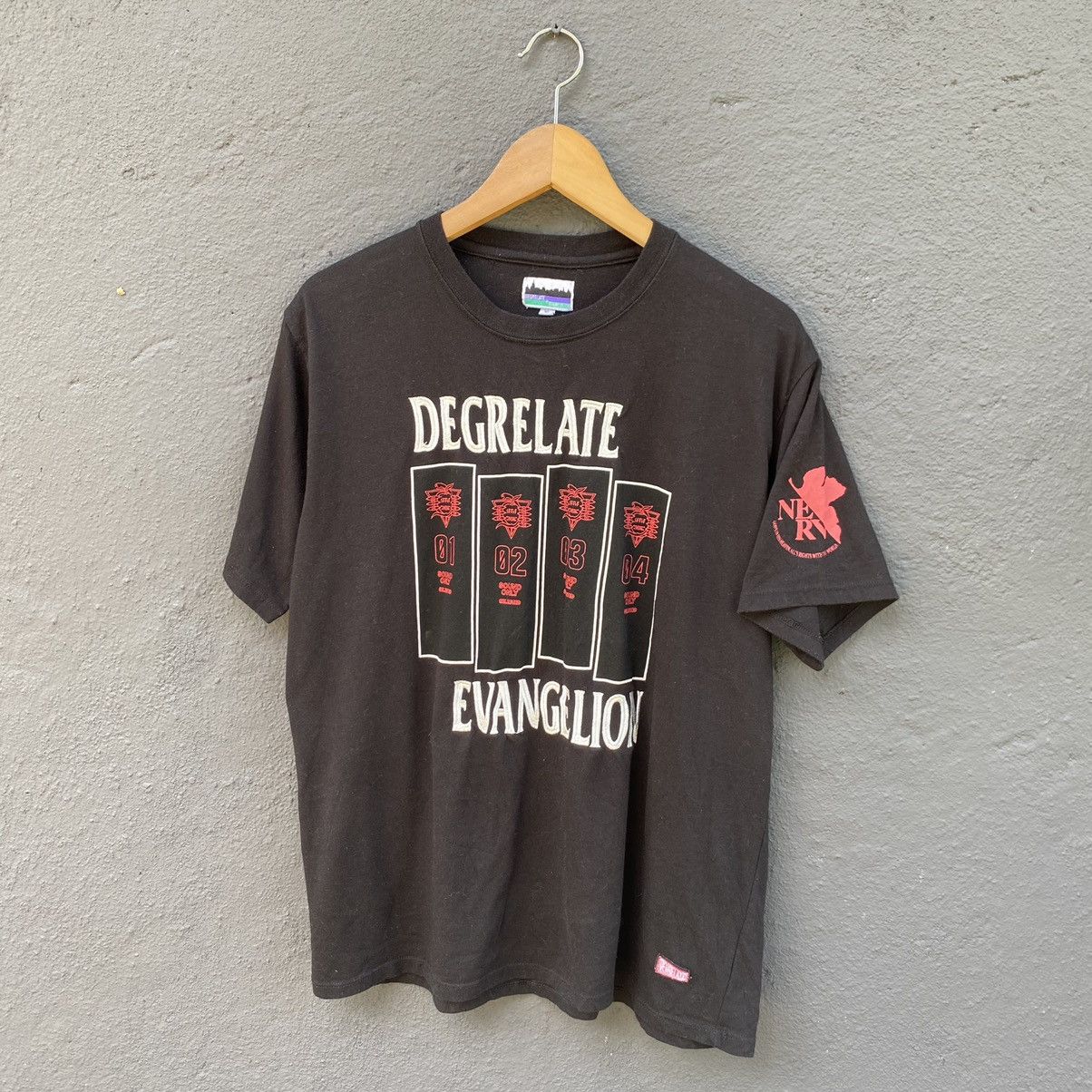 Anime Thrashed Faded Evangelion Neon Genesis Anime ERD GRUNGE TEE Size US XL / EU 56 / 4 - 1 Thumbnail