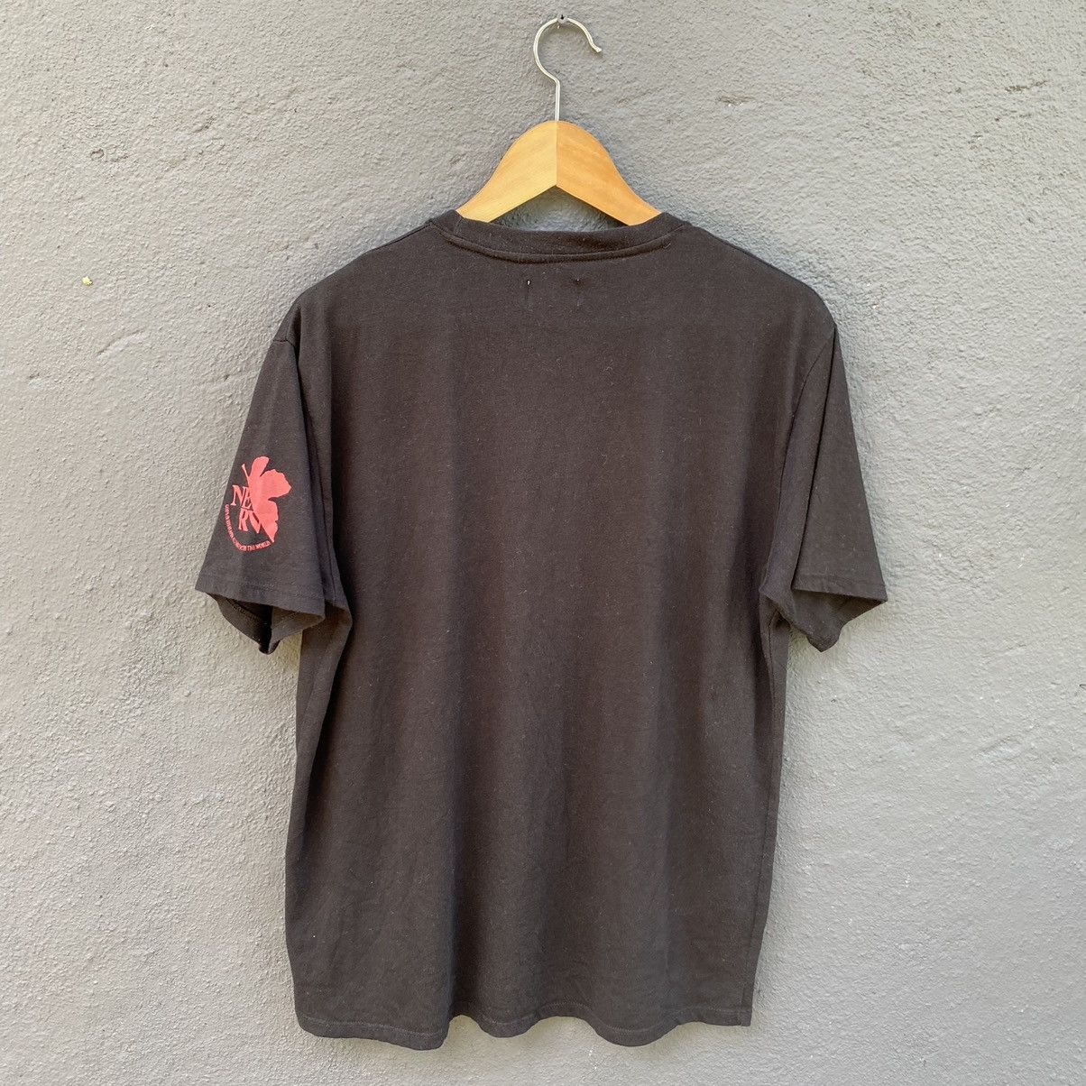 Anime Thrashed Faded Evangelion Neon Genesis Anime ERD GRUNGE TEE Size US XL / EU 56 / 4 - 2 Thumbnail
