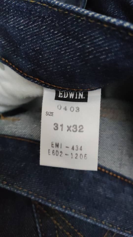 Edwin Edwin Ladies 31x32 Denim Size 27" / US 4 / IT 40 - 5 Thumbnail