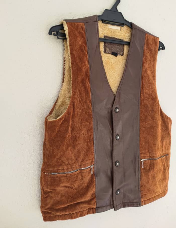 Japanese Brand Vintage Velvet Fleece Vest Size US S / EU 44-46 / 1 - 4 Thumbnail