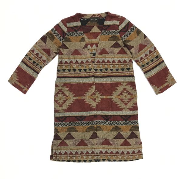 Native Cloaks buttonless pattern with native chimayo design | Grailed