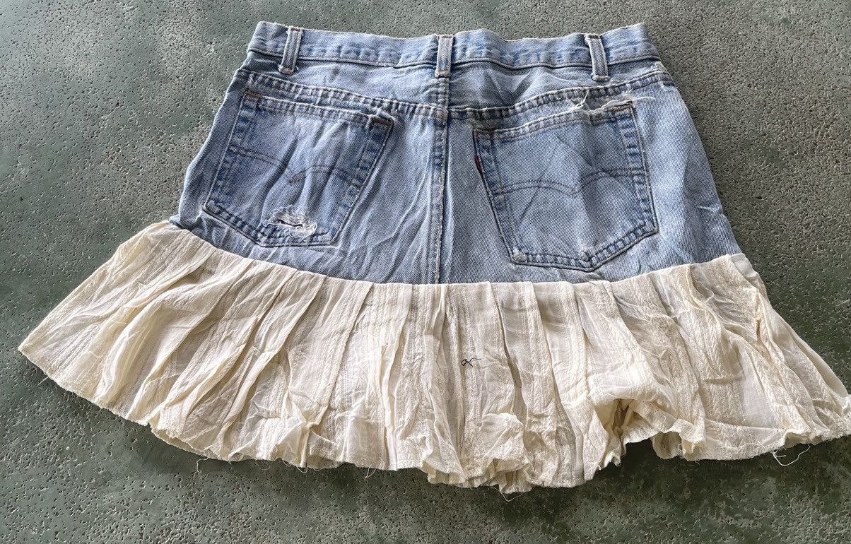 Levi's VINTAGE LEVI'S SKIRT JEANS Size 30" / US 8 / IT 44 - 2 Thumbnail