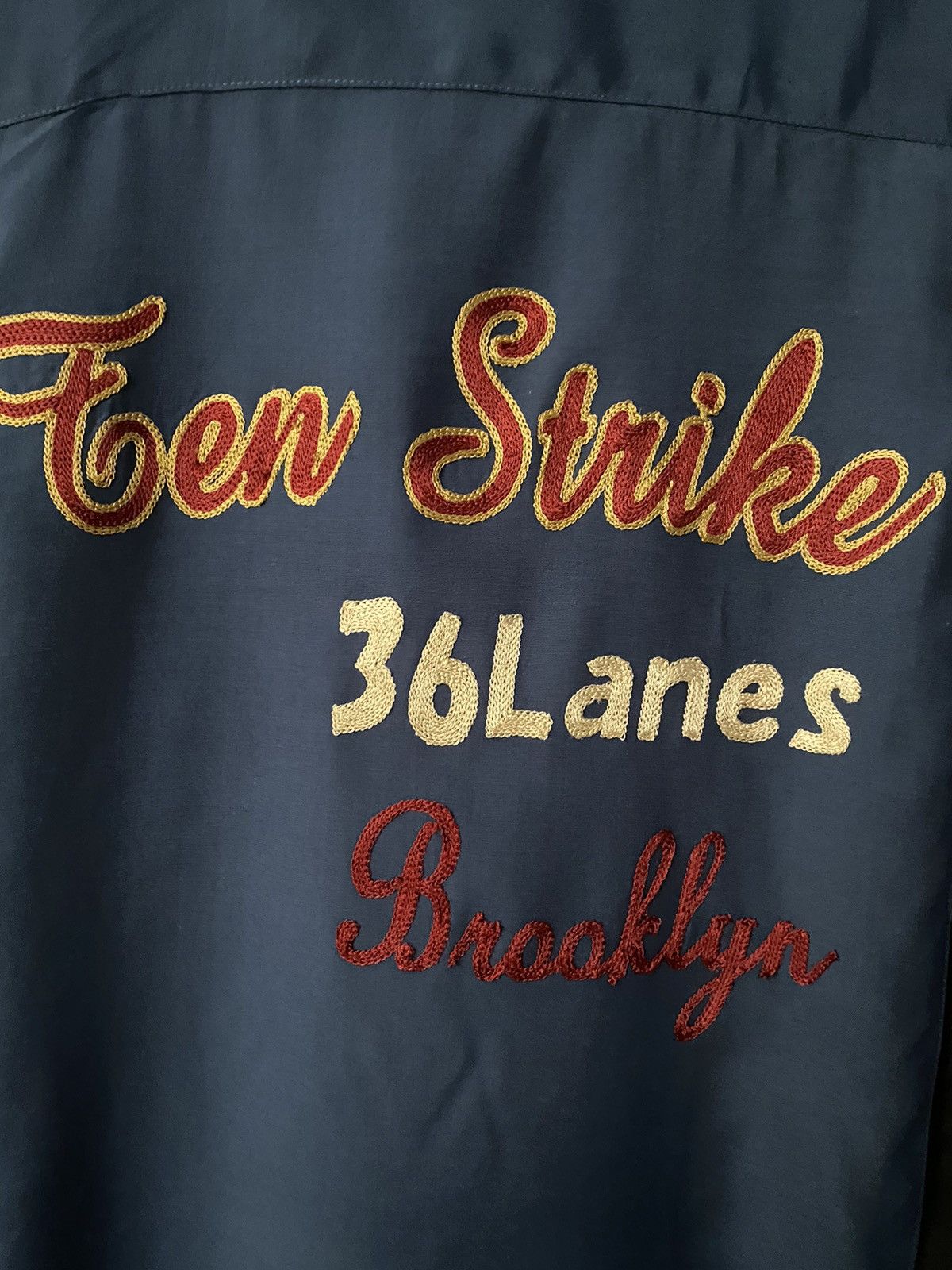 Sports Specialties 💥delete💥Vintage"ten strike 36 lanes" Rare Bowling Shirt Size US L / EU 52-54 / 3 - 9 Thumbnail