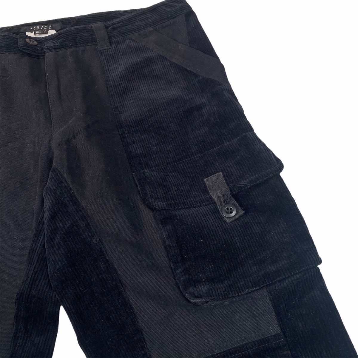 14th Addiction 1990s Atsuro Tayama - Hybrid Corduroy Flared Pants Size US 30 / EU 46 - 7 Thumbnail