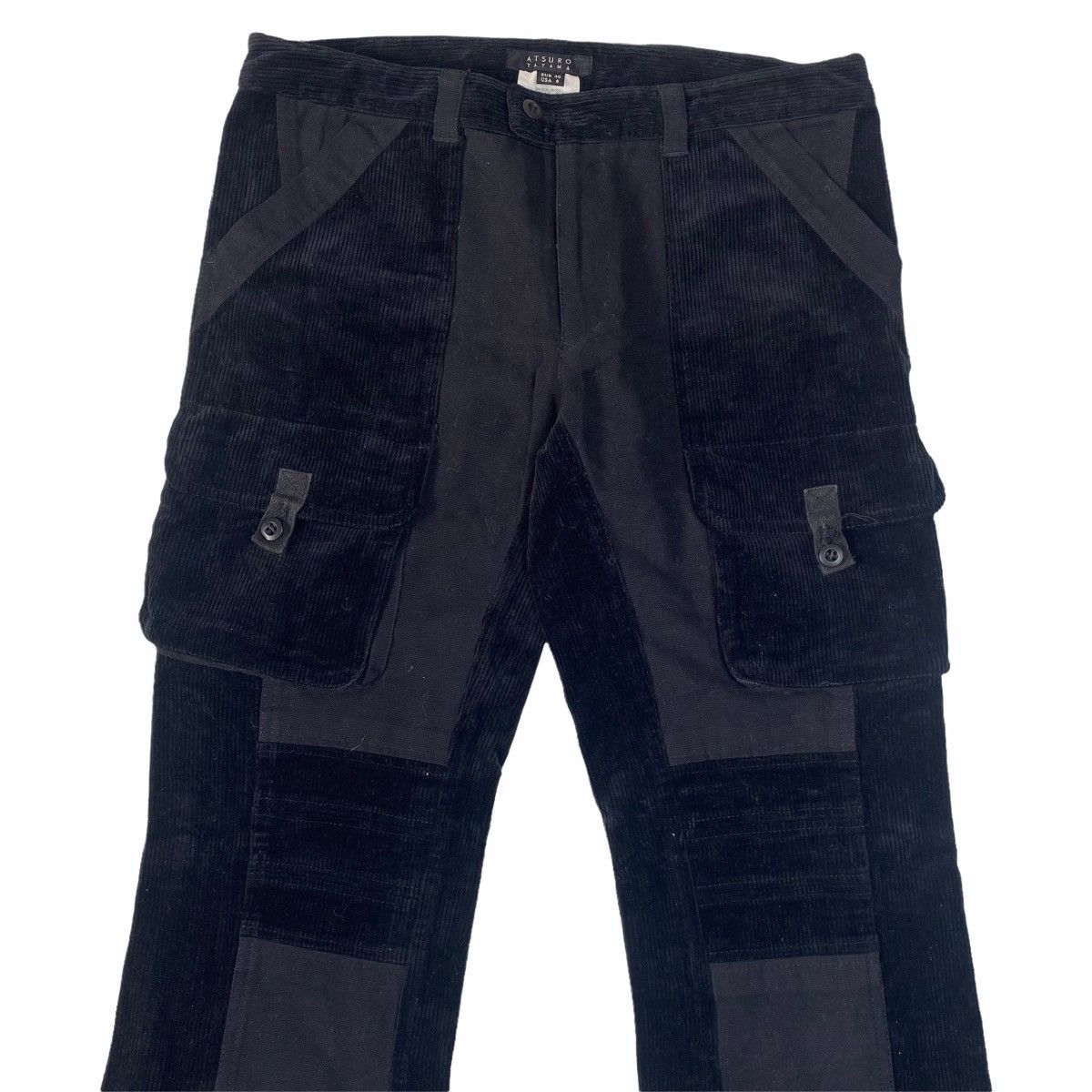 14th Addiction 1990s Atsuro Tayama - Hybrid Corduroy Flared Pants Size US 30 / EU 46 - 4 Thumbnail