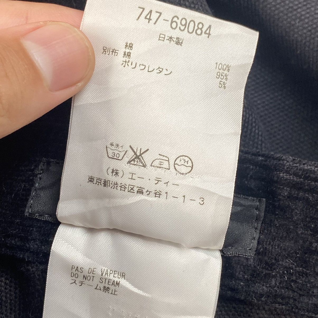 14th Addiction 1990s Atsuro Tayama - Hybrid Corduroy Flared Pants Size US 30 / EU 46 - 11 Thumbnail