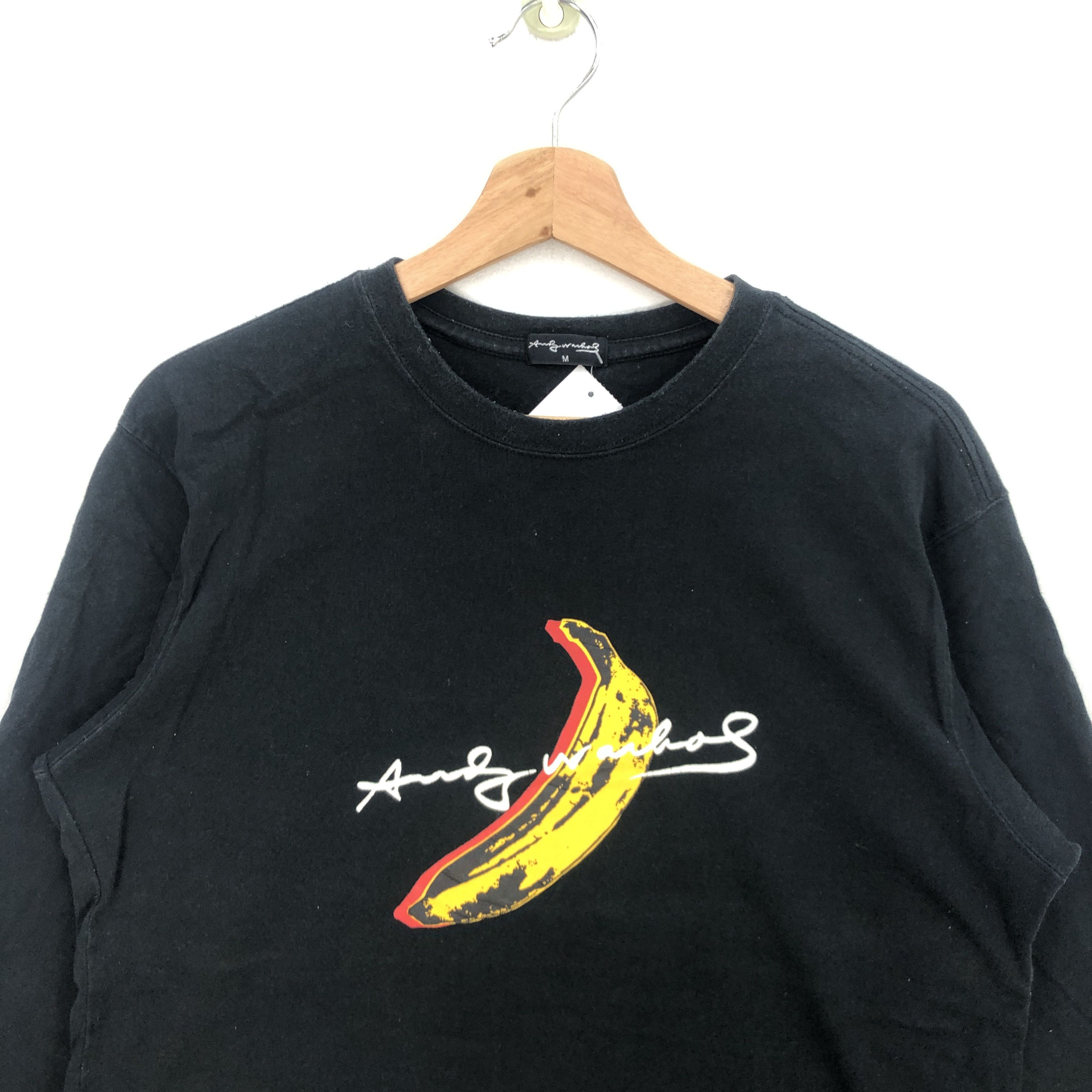 Andy Warhol × Vintage Vintage Andy Warhol T Shirt Signature Pop Art Banana Tee Size US L / EU 52-54 / 3 - 3 Thumbnail