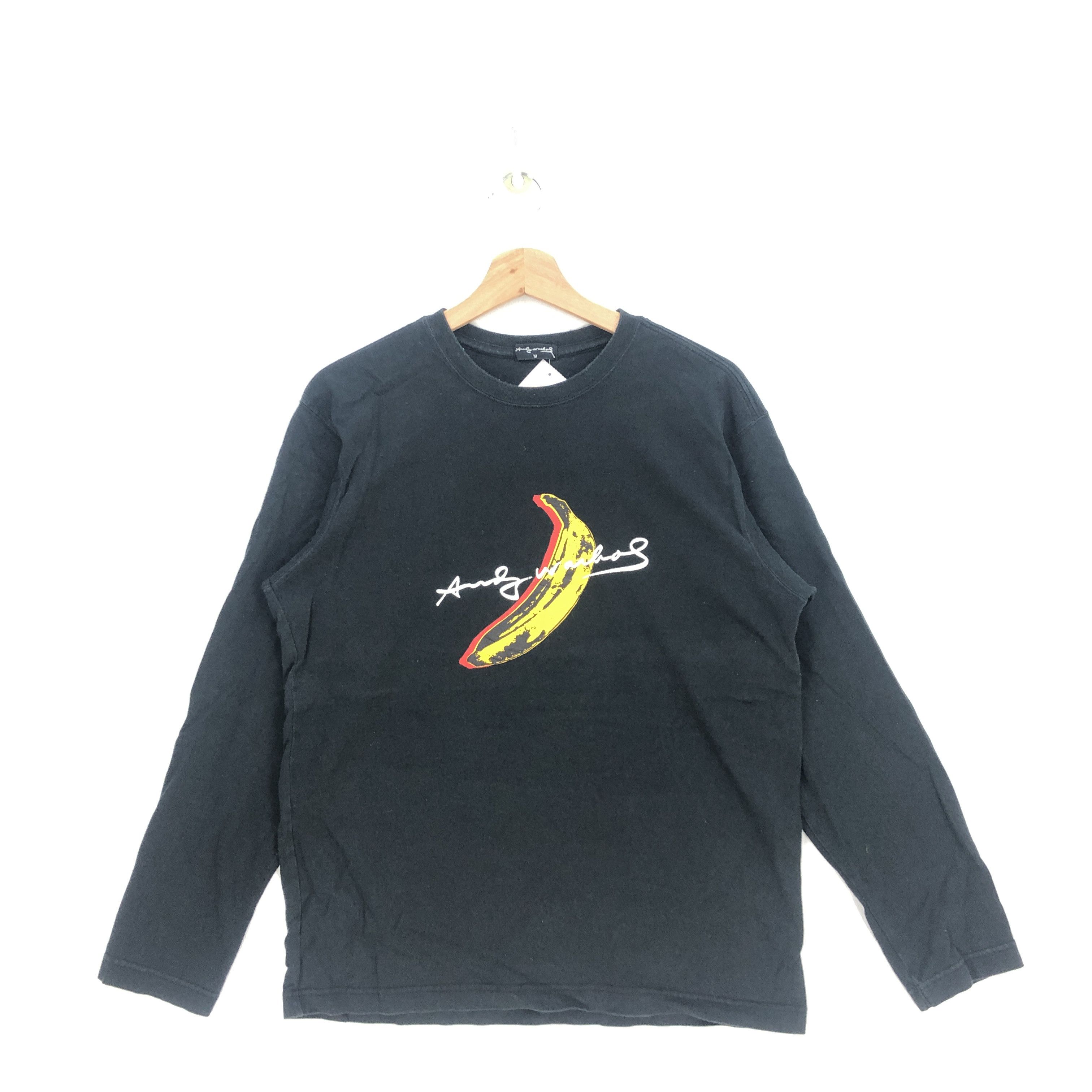 Andy Warhol × Vintage Vintage Andy Warhol T Shirt Signature Pop Art Banana Tee Size US L / EU 52-54 / 3 - 1 Thumbnail