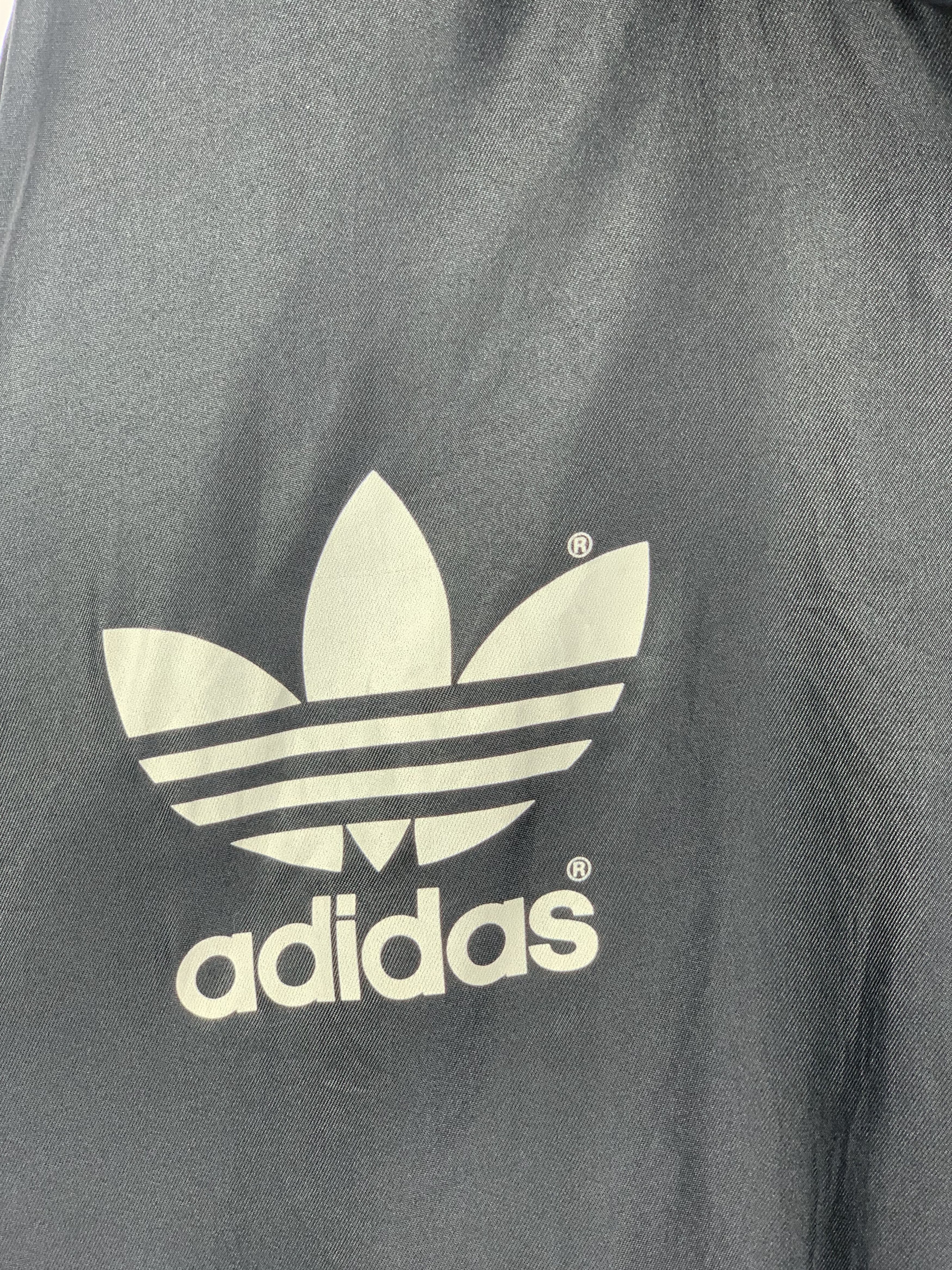Adidas Vintage Adidas Button Up Trefoil Hooded Nylon Jacket Size US XXL / EU 58 / 5 - 9 Thumbnail