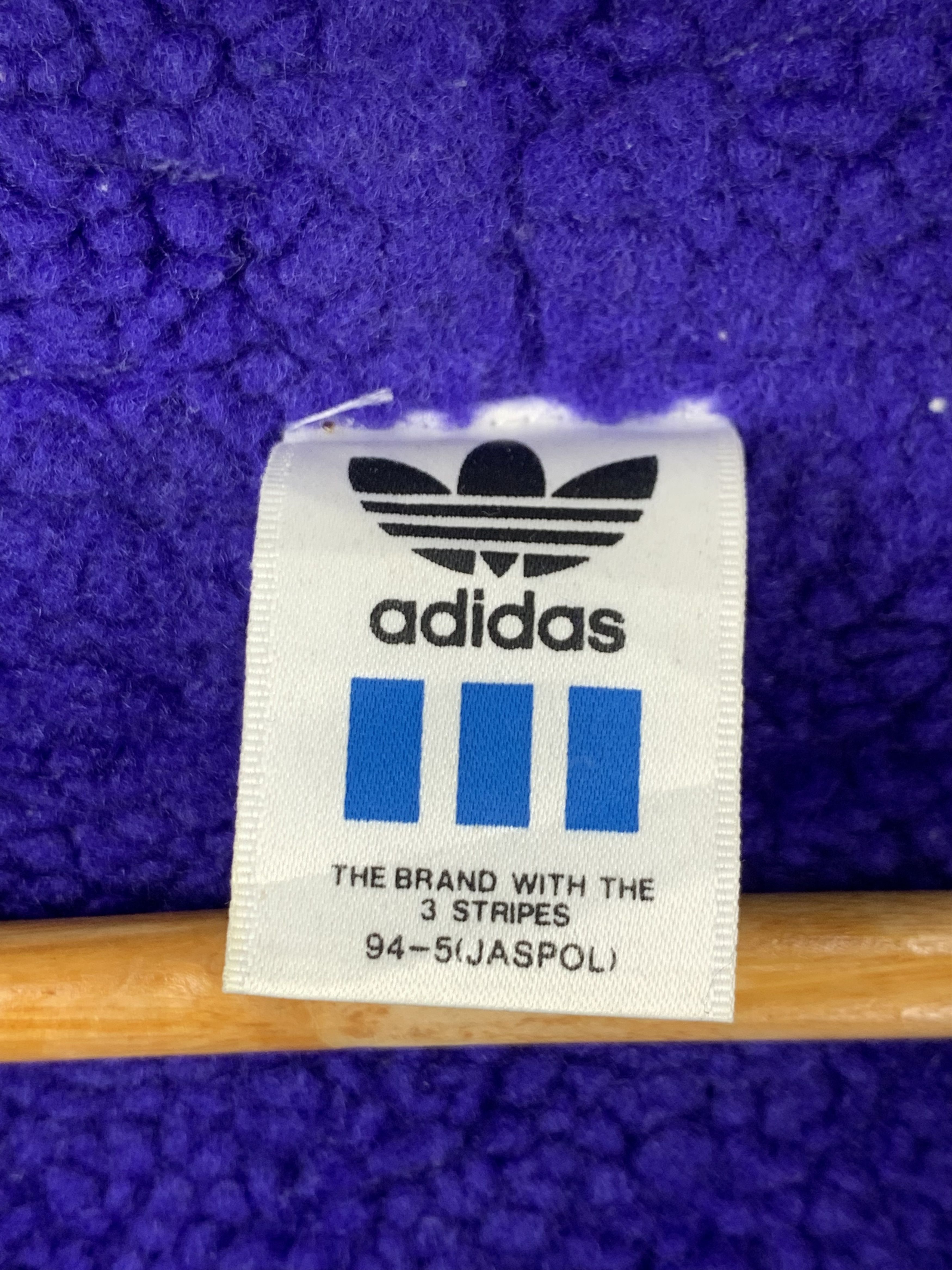 Adidas Vintage Adidas Button Up Trefoil Hooded Nylon Jacket Size US XXL / EU 58 / 5 - 12 Thumbnail