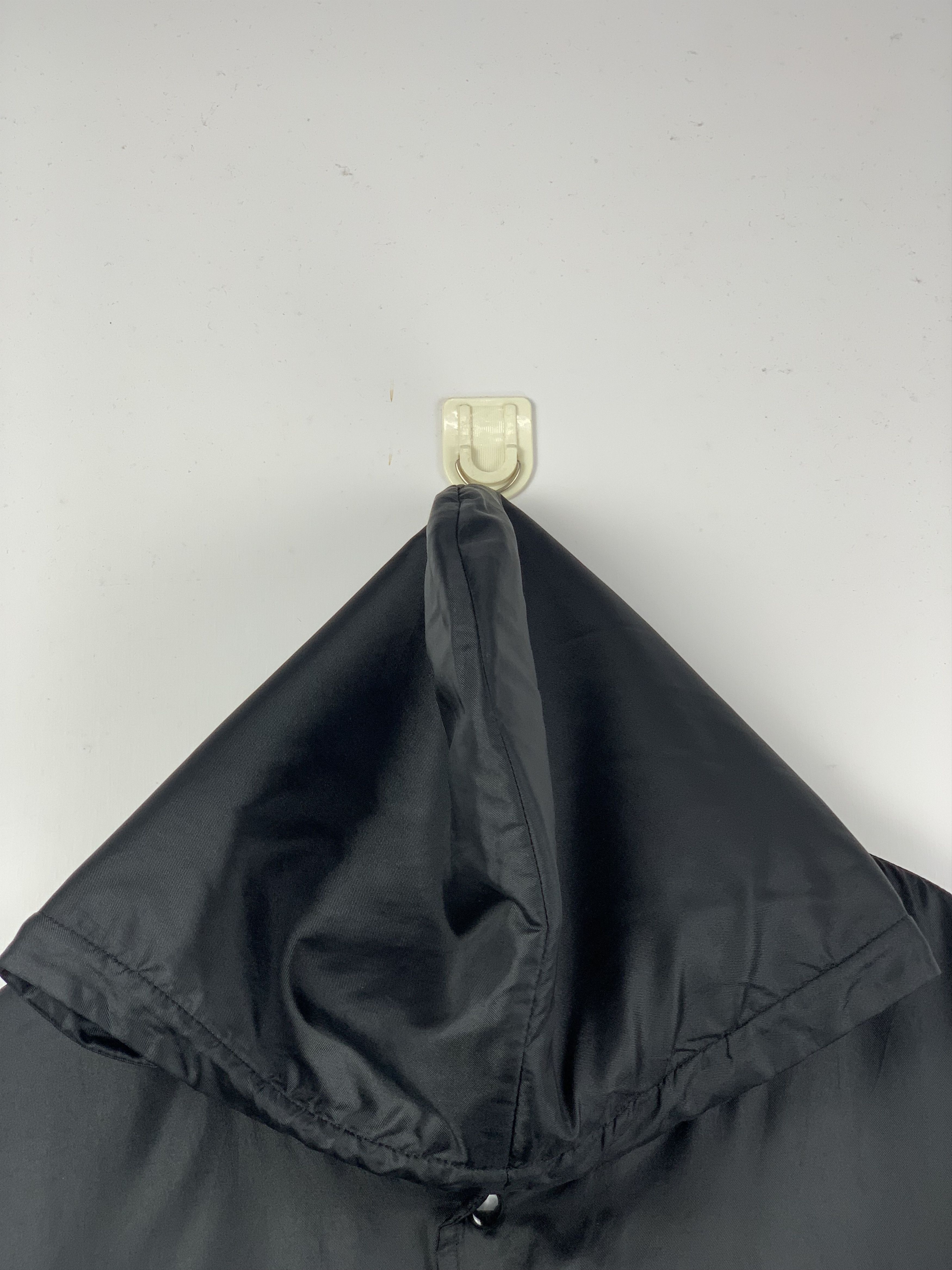Adidas Vintage Adidas Button Up Trefoil Hooded Nylon Jacket Size US XXL / EU 58 / 5 - 2 Thumbnail