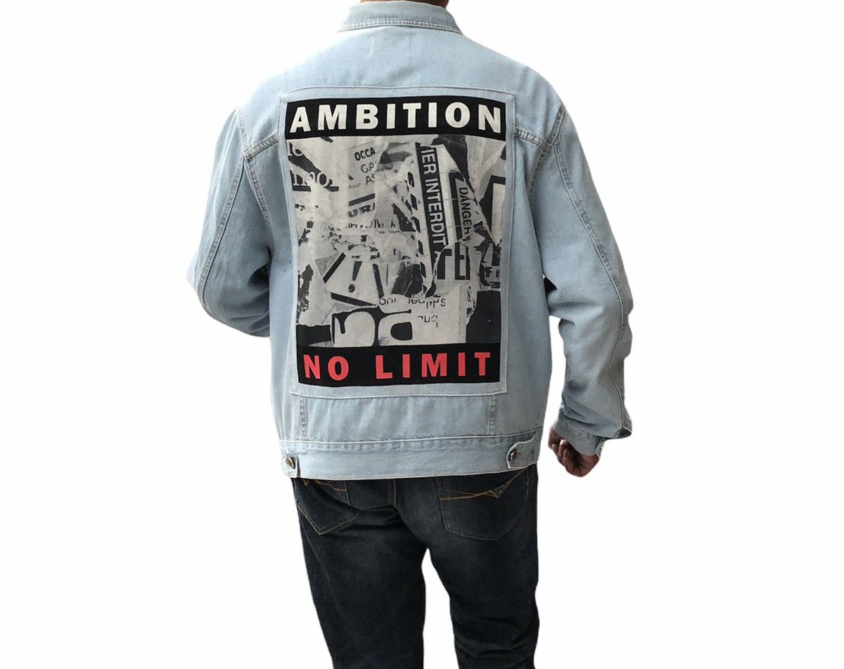 Bershka Bershka Ambition Oversize Fit Denim Jacket Size US XL / EU 56 / 4 - 2 Thumbnail