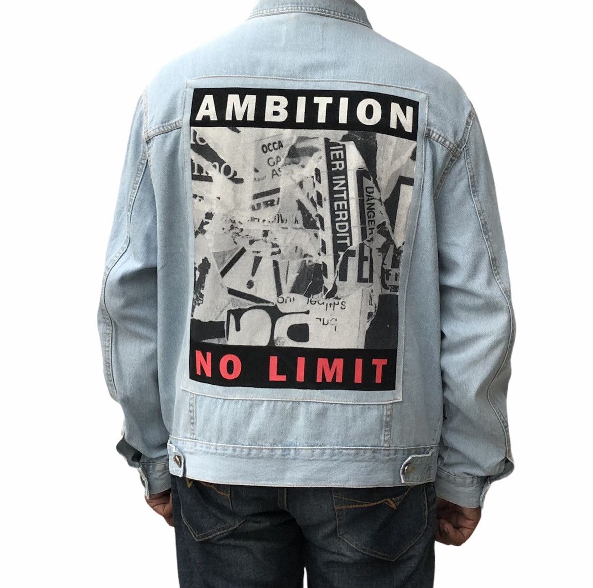 Bershka Bershka Ambition Oversize Fit Denim Jacket Size US XL / EU 56 / 4 - 4 Thumbnail