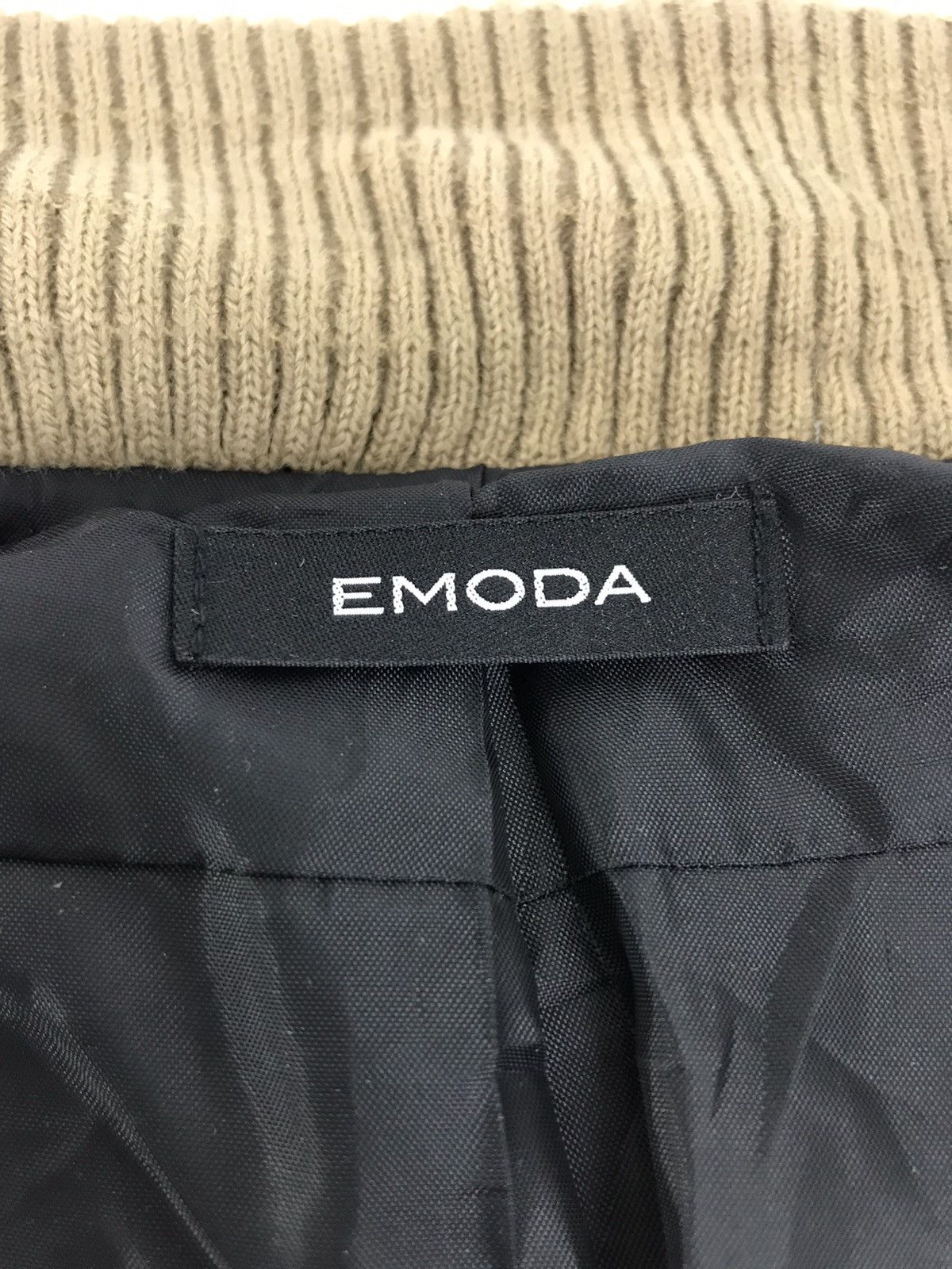 Japanese Brand Emoda Simple Varsity Jacket Quilted Inne Snap Button Size US M / EU 48-50 / 2 - 6 Thumbnail