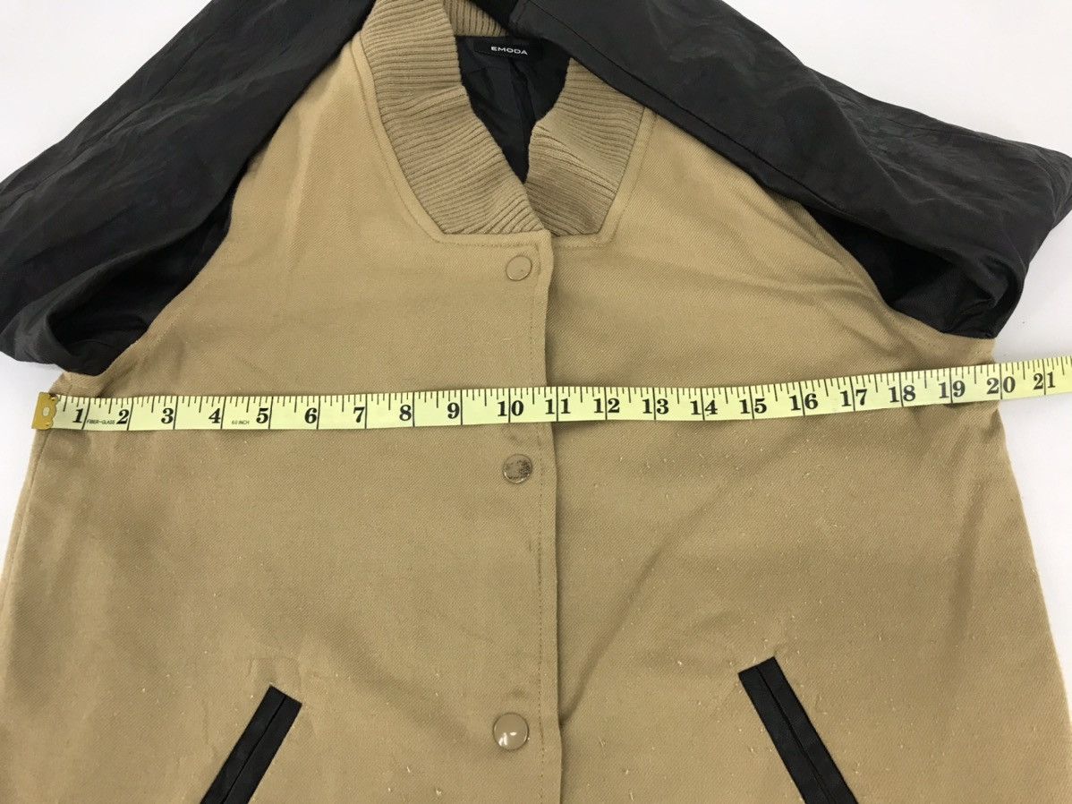Japanese Brand Emoda Simple Varsity Jacket Quilted Inne Snap Button Size US M / EU 48-50 / 2 - 10 Thumbnail