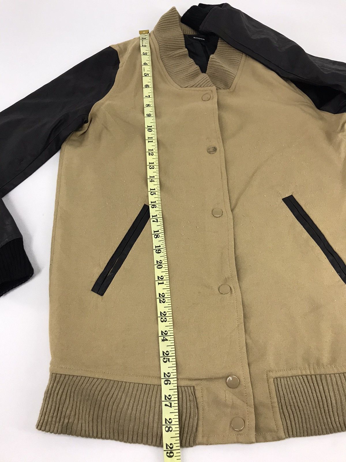 Japanese Brand Emoda Simple Varsity Jacket Quilted Inne Snap Button Size US M / EU 48-50 / 2 - 11 Thumbnail