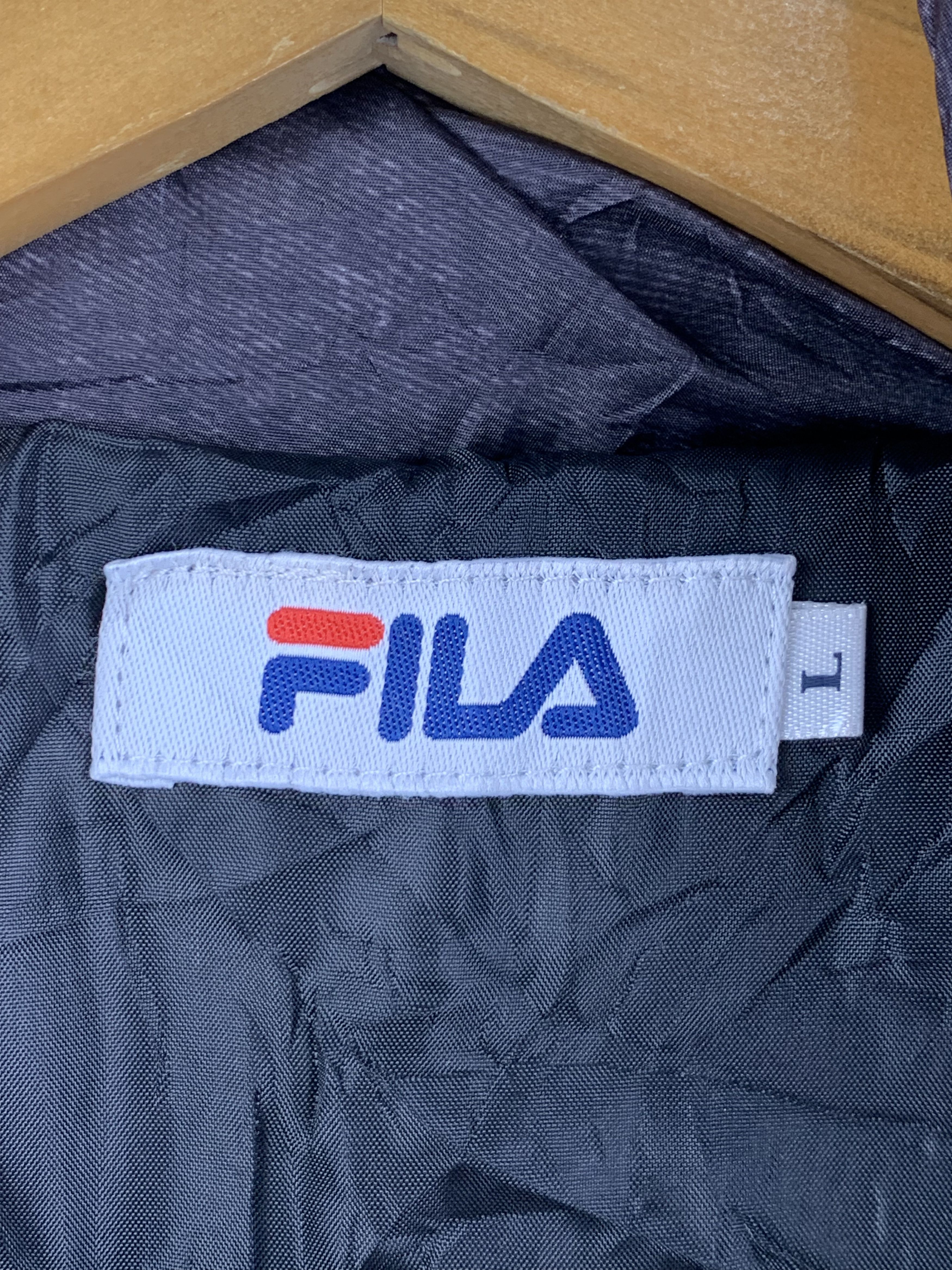 Fila Vintage Fila Zip Up Puffer Down Jacket Size US L / EU 52-54 / 3 - 9 Thumbnail