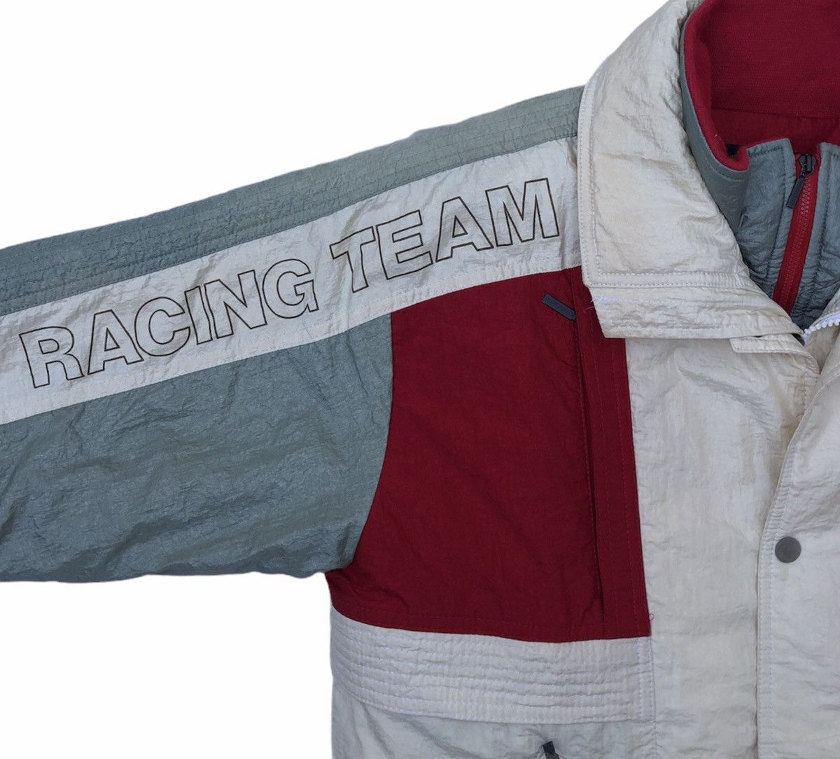 Descente Vintage Descente Racing Team Skiwear Removal Bomber Jacket Size US M / EU 48-50 / 2 - 10 Thumbnail