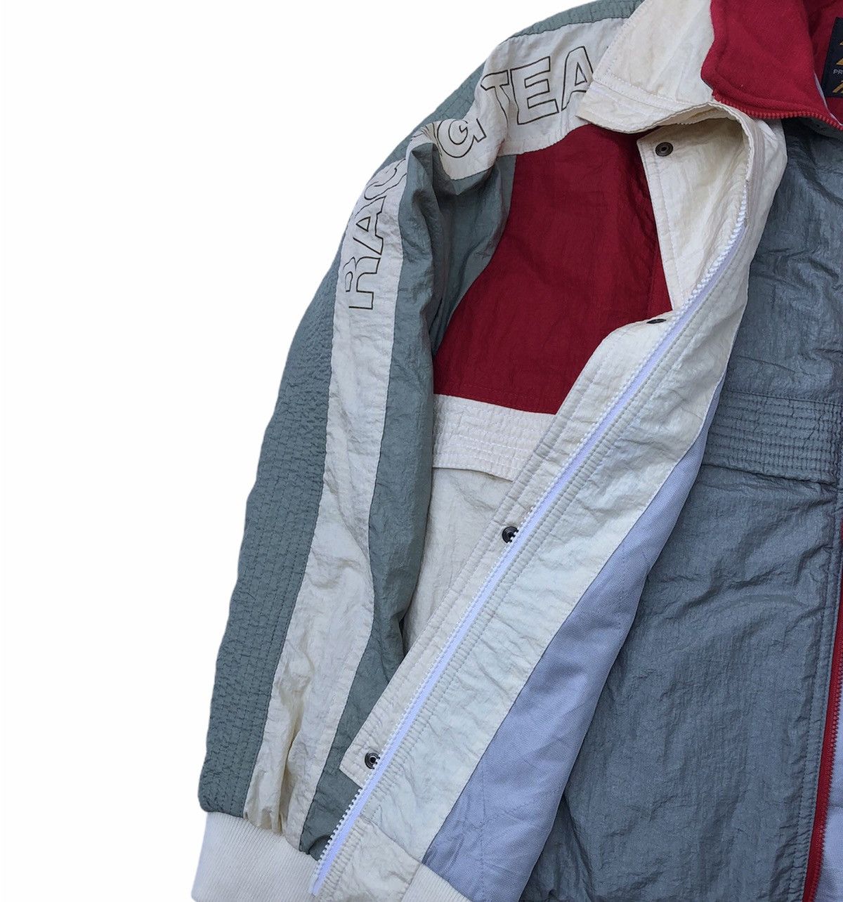 Descente Vintage Descente Racing Team Skiwear Removal Bomber Jacket Size US M / EU 48-50 / 2 - 5 Thumbnail