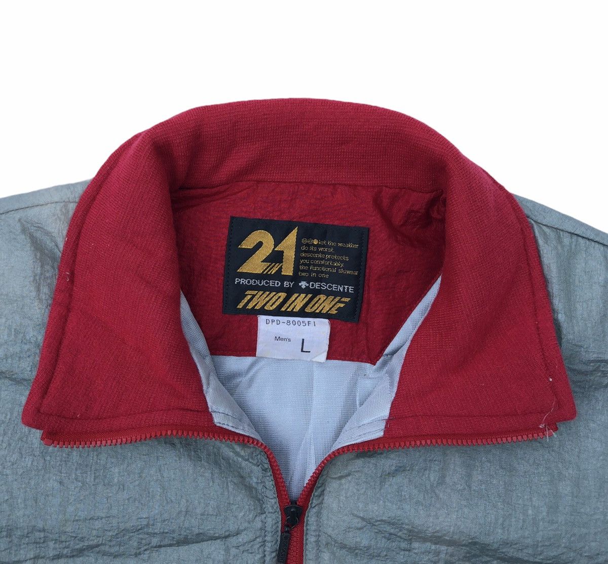 Descente Vintage Descente Racing Team Skiwear Removal Bomber Jacket Size US M / EU 48-50 / 2 - 16 Thumbnail