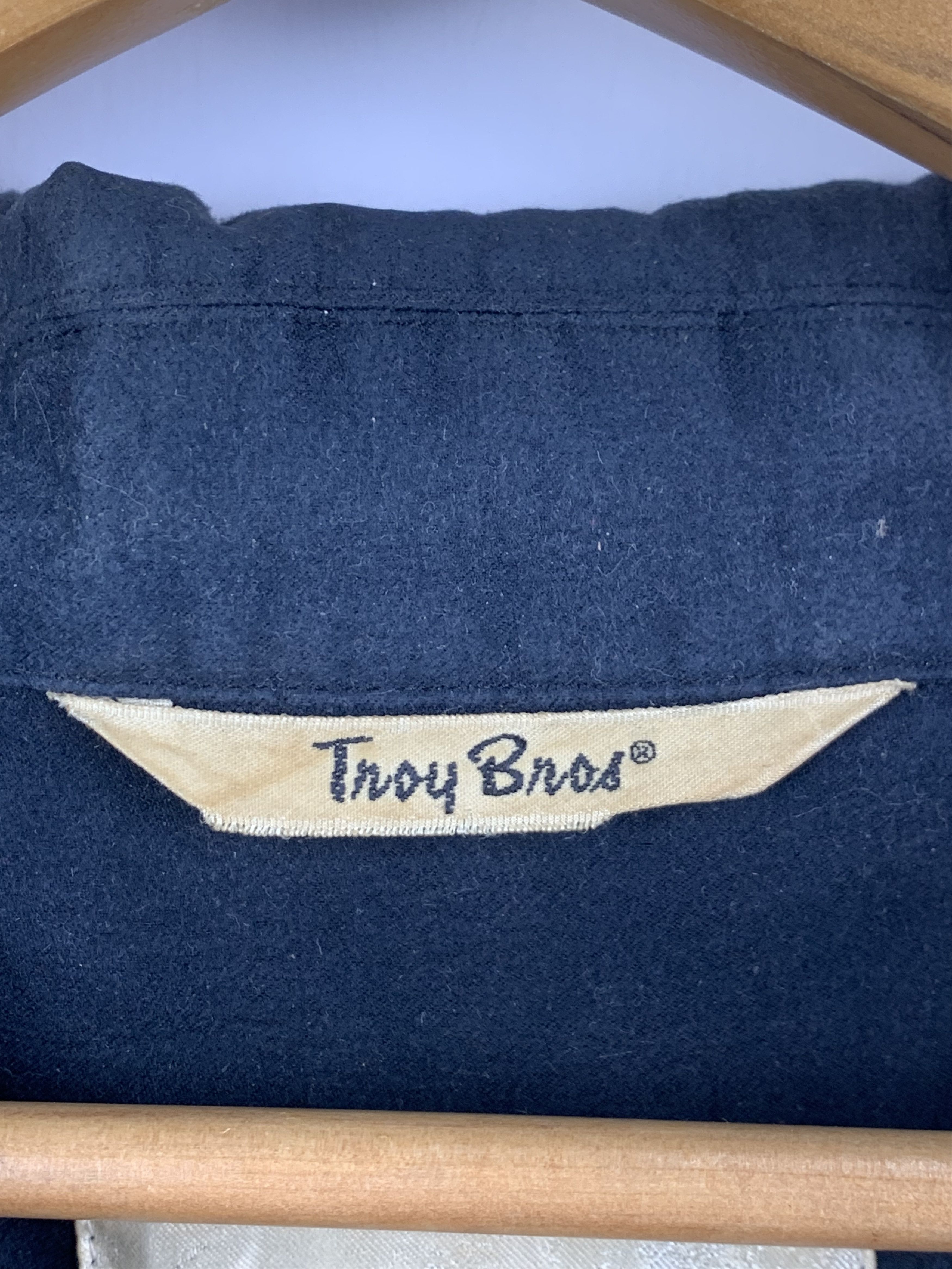 Japanese Brand Vintage TROY BROS Zip Up Workwear Bomber Jacket Size US M / EU 48-50 / 2 - 11 Thumbnail