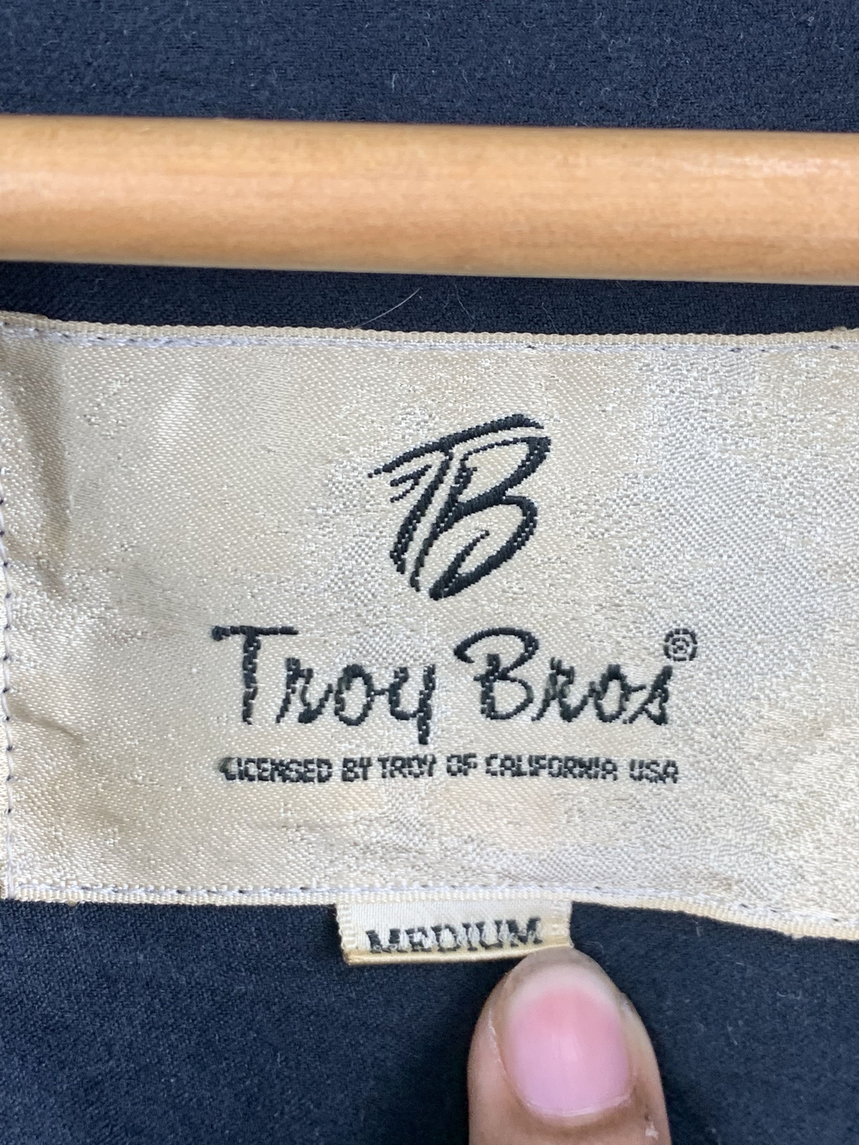 Japanese Brand Vintage TROY BROS Zip Up Workwear Bomber Jacket Size US M / EU 48-50 / 2 - 12 Thumbnail