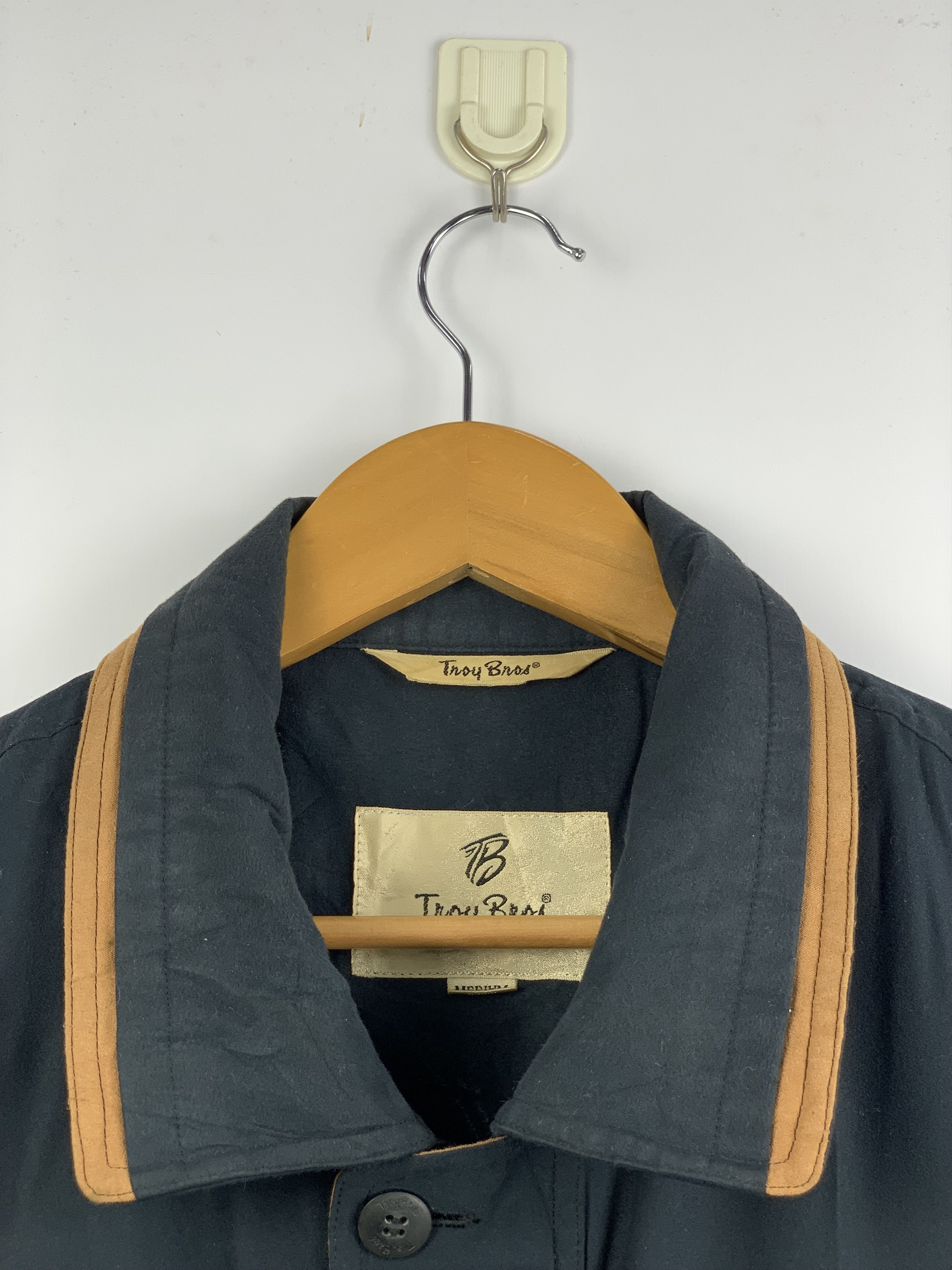 Japanese Brand Vintage TROY BROS Zip Up Workwear Bomber Jacket Size US M / EU 48-50 / 2 - 3 Thumbnail