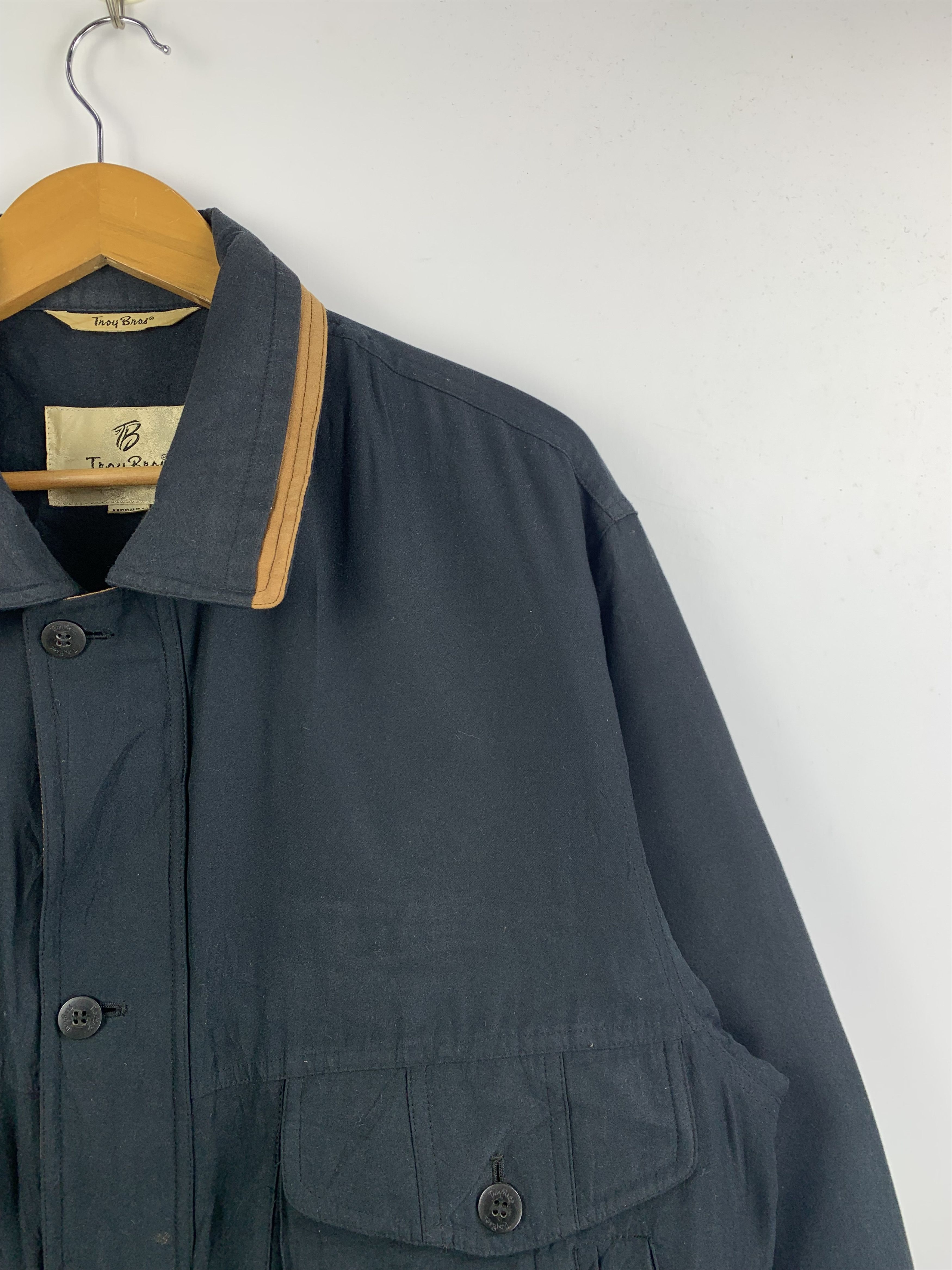 Japanese Brand Vintage TROY BROS Zip Up Workwear Bomber Jacket Size US M / EU 48-50 / 2 - 4 Thumbnail