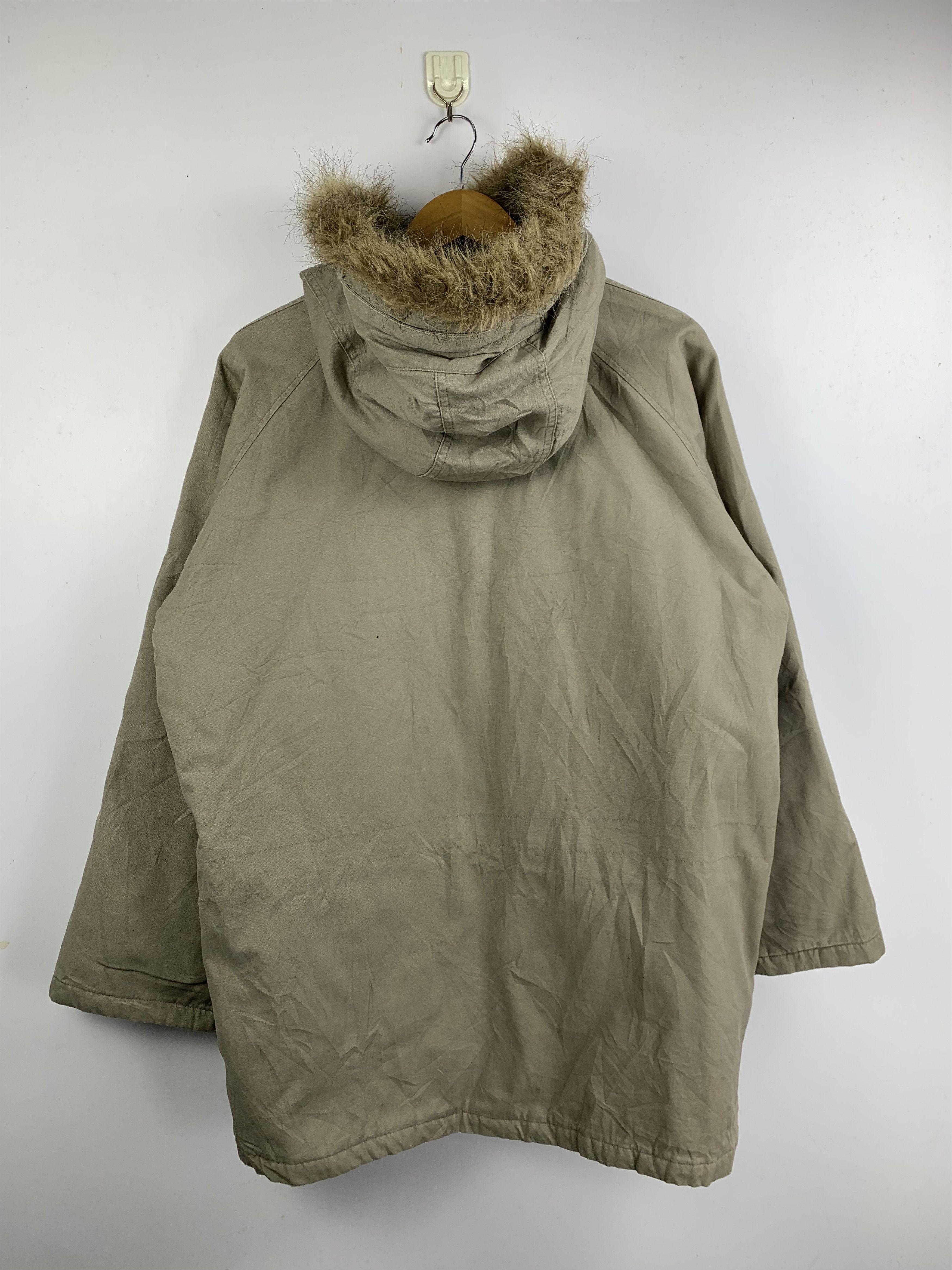 Japanese Brand Vintage VOYAGE Sherpa Hoodie Parka Jacket Size US M / EU 48-50 / 2 - 5 Thumbnail