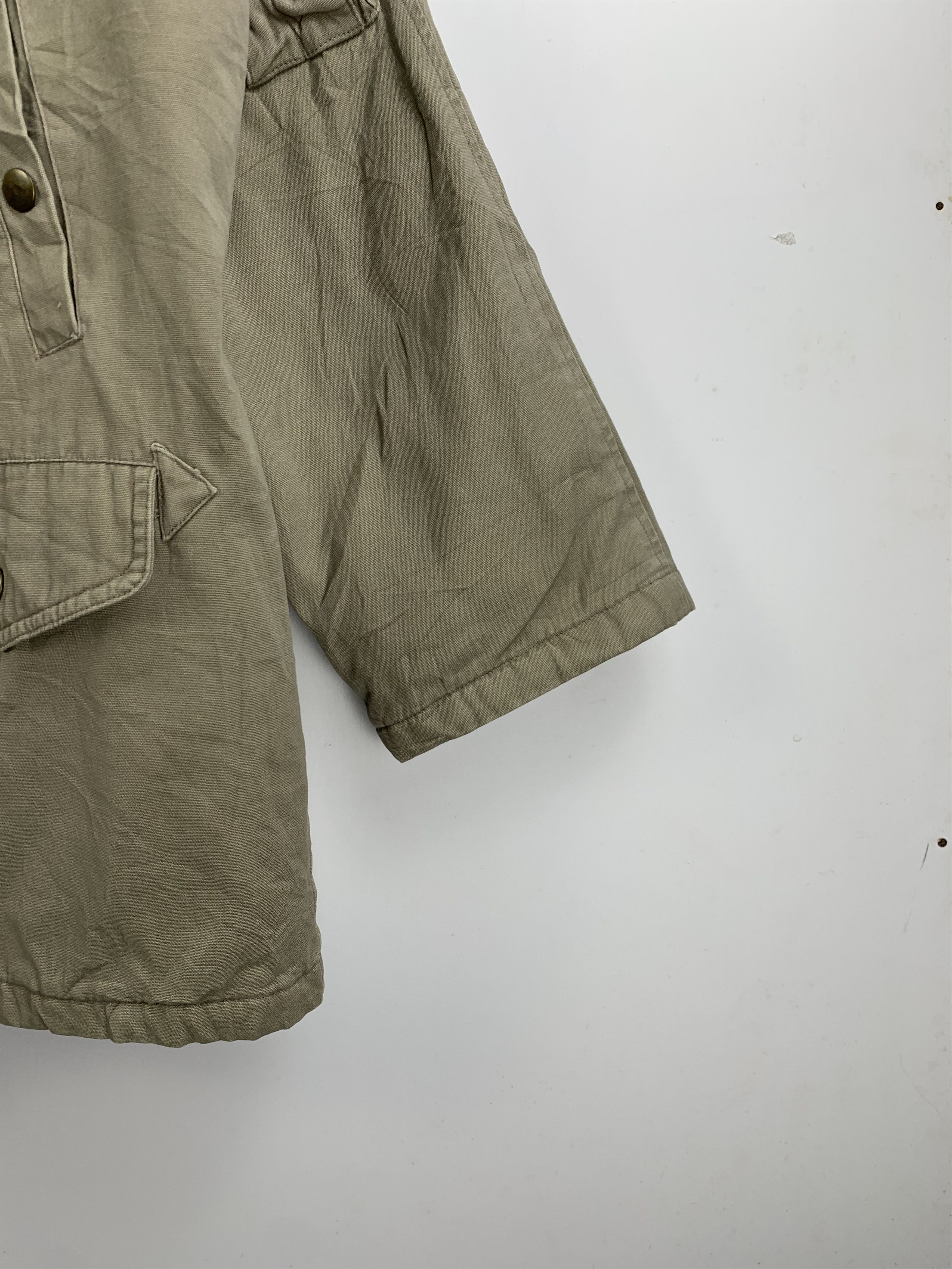 Japanese Brand Vintage VOYAGE Sherpa Hoodie Parka Jacket Size US M / EU 48-50 / 2 - 7 Thumbnail