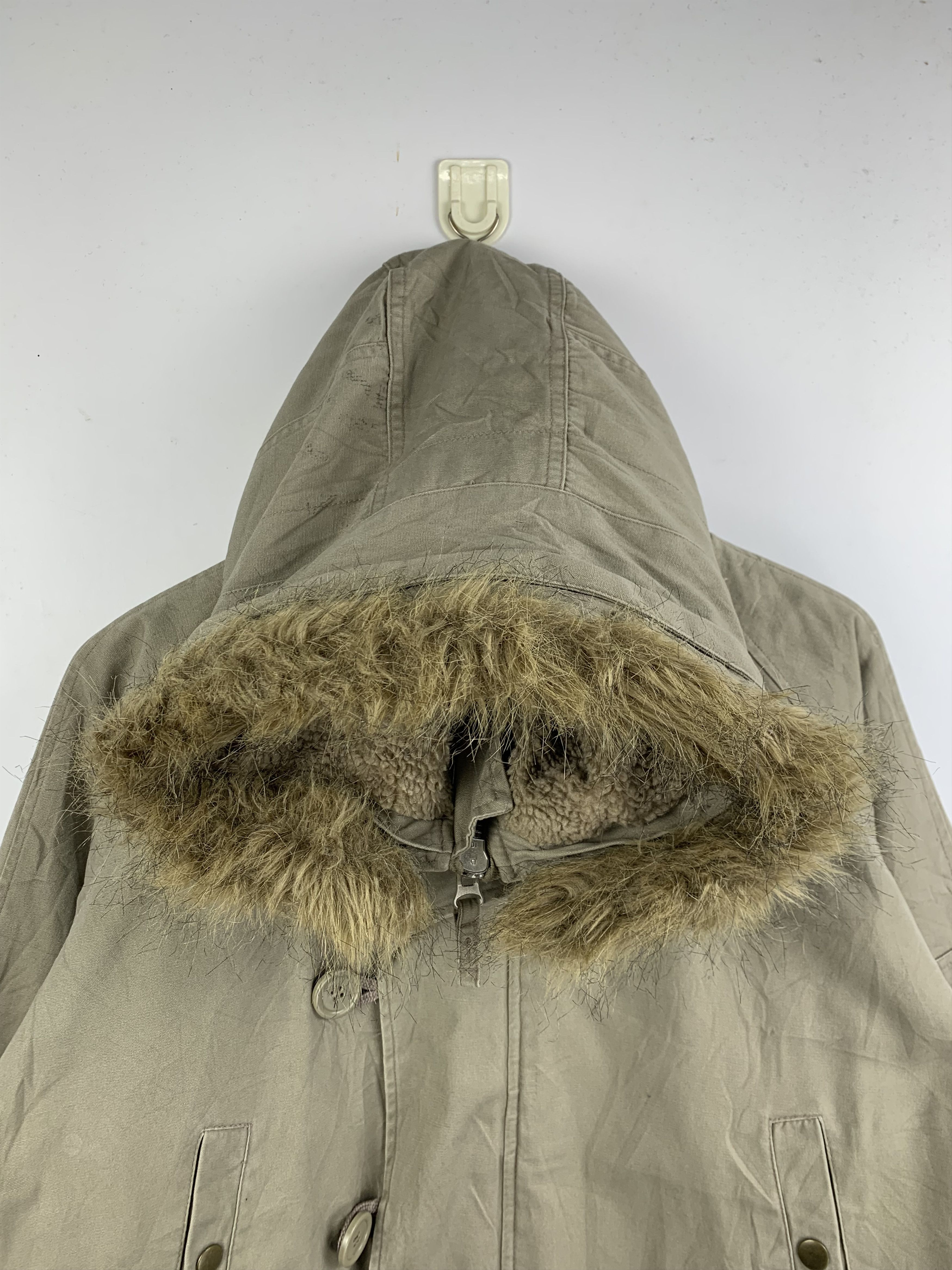 Japanese Brand Vintage VOYAGE Sherpa Hoodie Parka Jacket Size US M / EU 48-50 / 2 - 3 Thumbnail