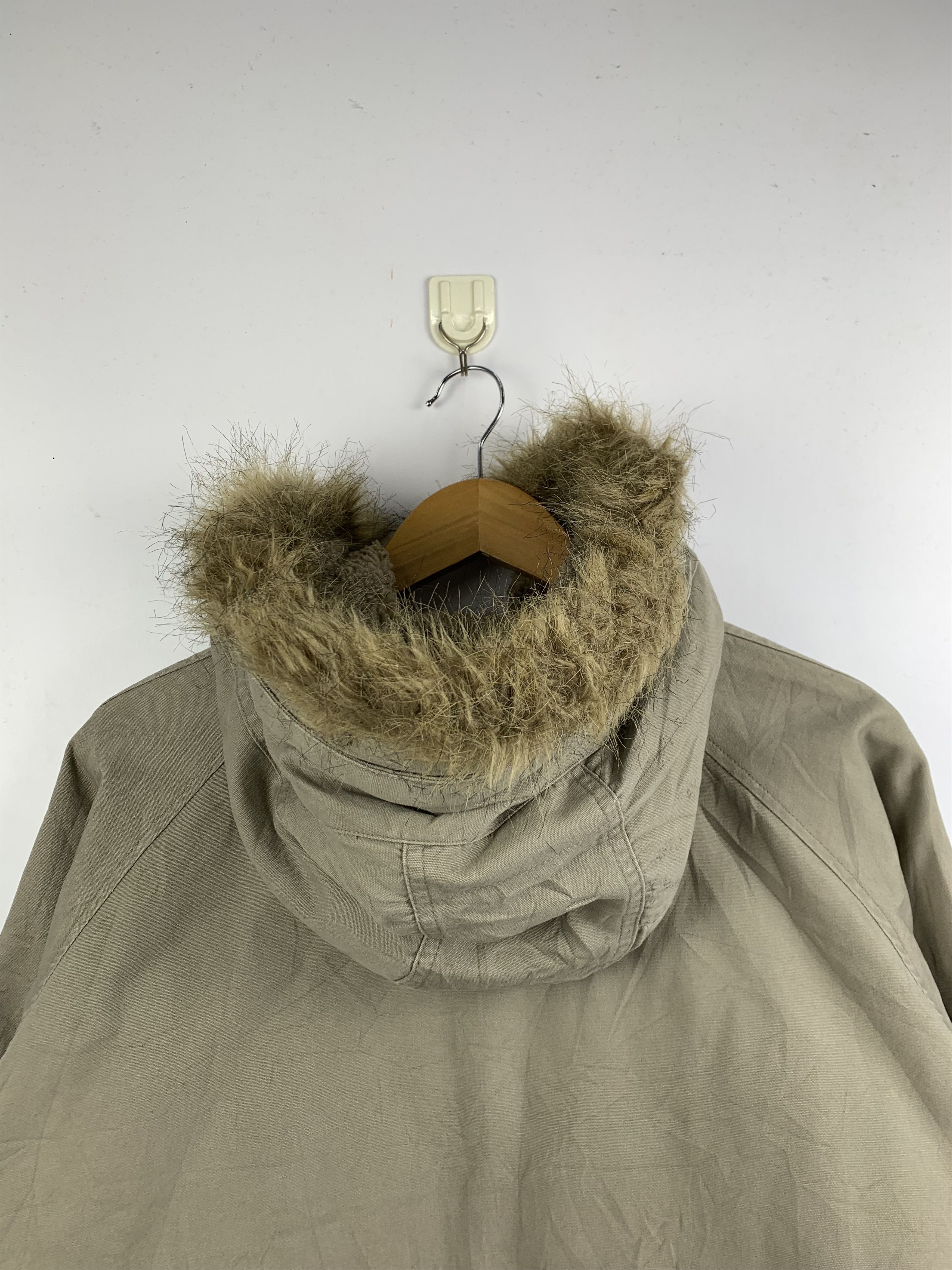 Japanese Brand Vintage VOYAGE Sherpa Hoodie Parka Jacket Size US M / EU 48-50 / 2 - 6 Thumbnail