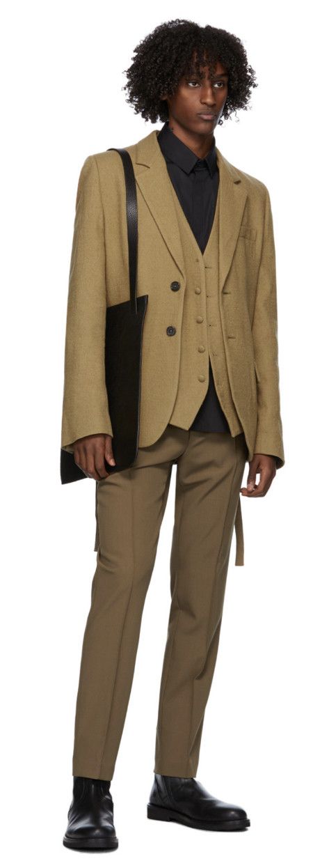 Ann Demeulemeester $1.7k runway FW20 Morris Jacket, L, Italy, SSENSE Size 40R - 5 Thumbnail