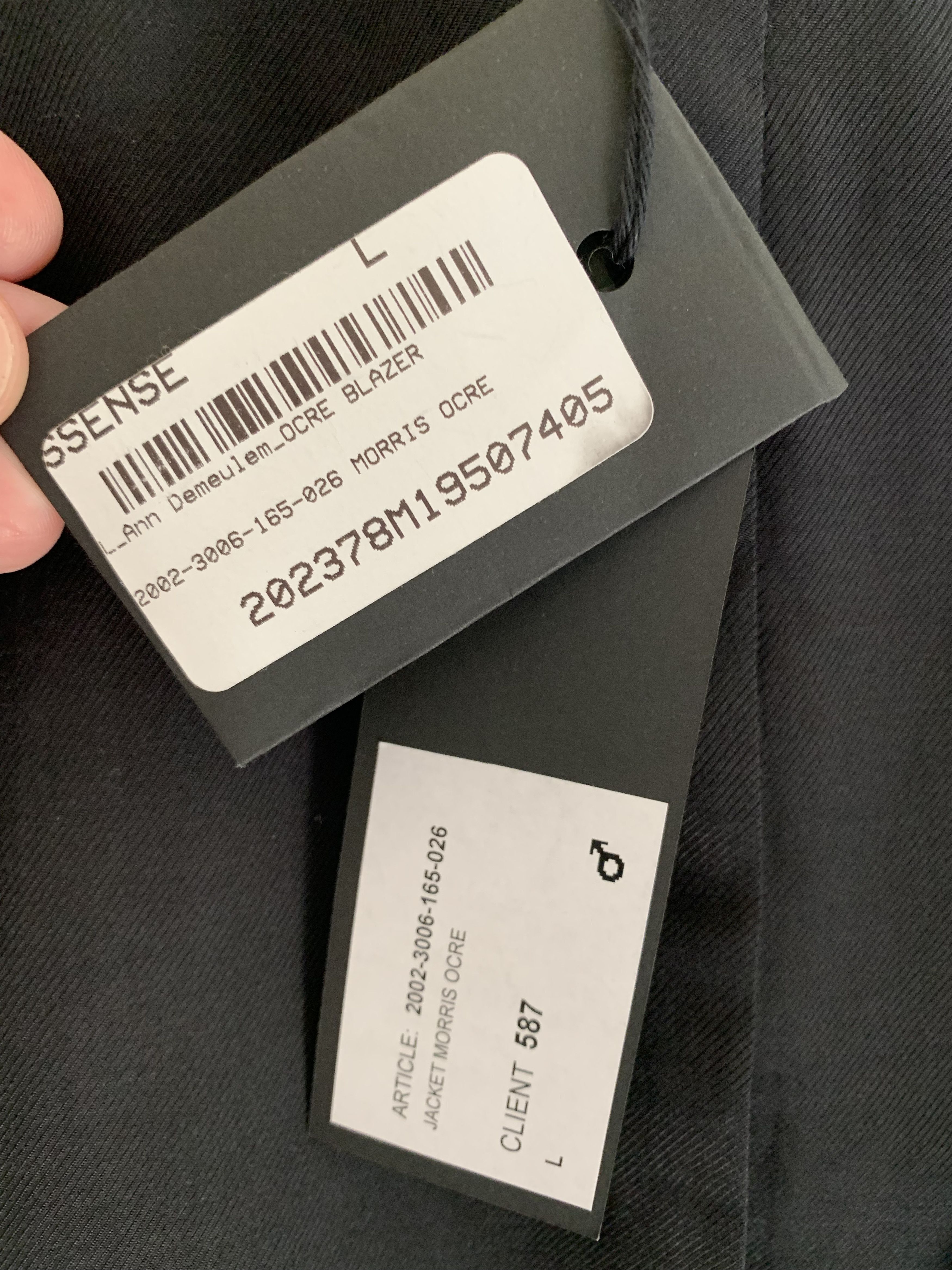 Ann Demeulemeester $1.7k runway FW20 Morris Jacket, L, Italy, SSENSE Size 40R - 17 Thumbnail