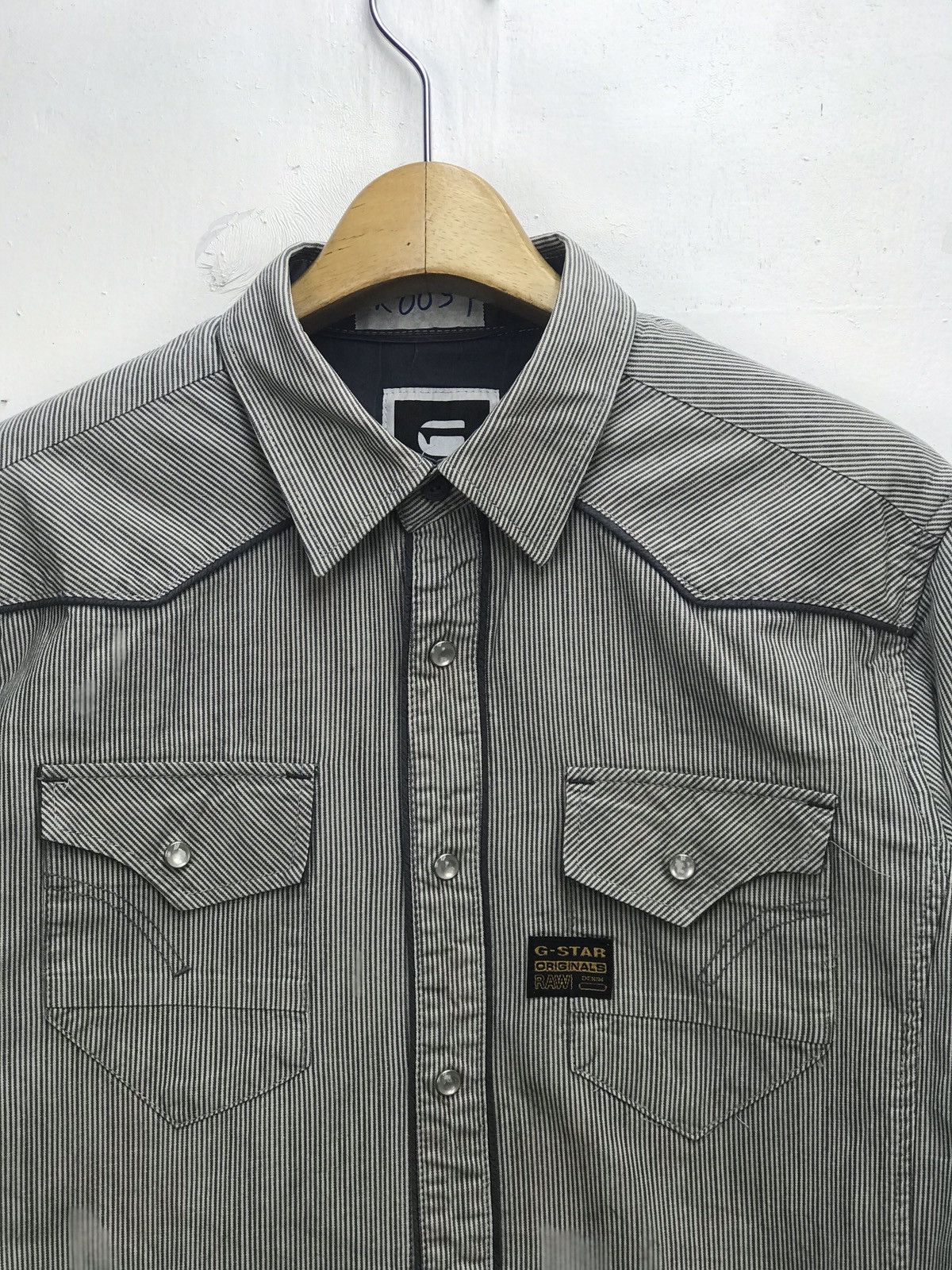 G-Star GSTAR WESTERN STYLE SHIRT Size US L / EU 52-54 / 3 - 3 Thumbnail