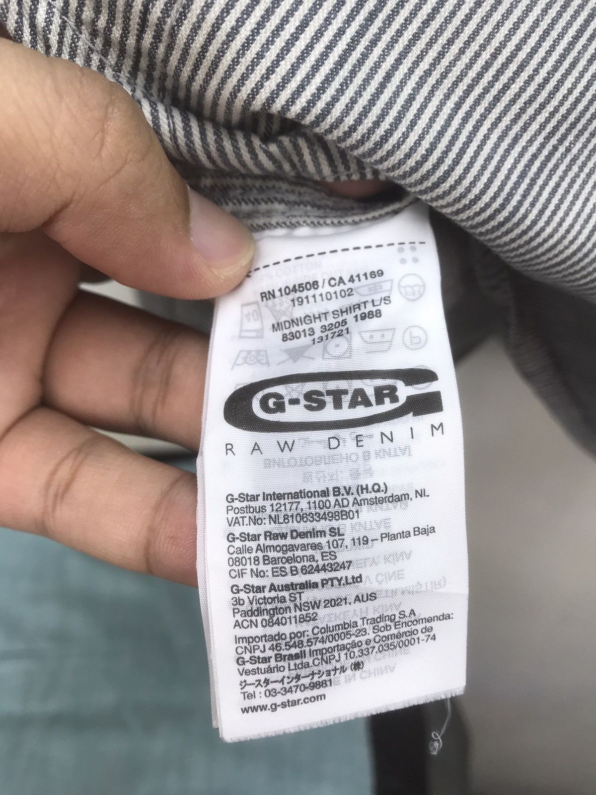 G-Star GSTAR WESTERN STYLE SHIRT Size US L / EU 52-54 / 3 - 8 Thumbnail