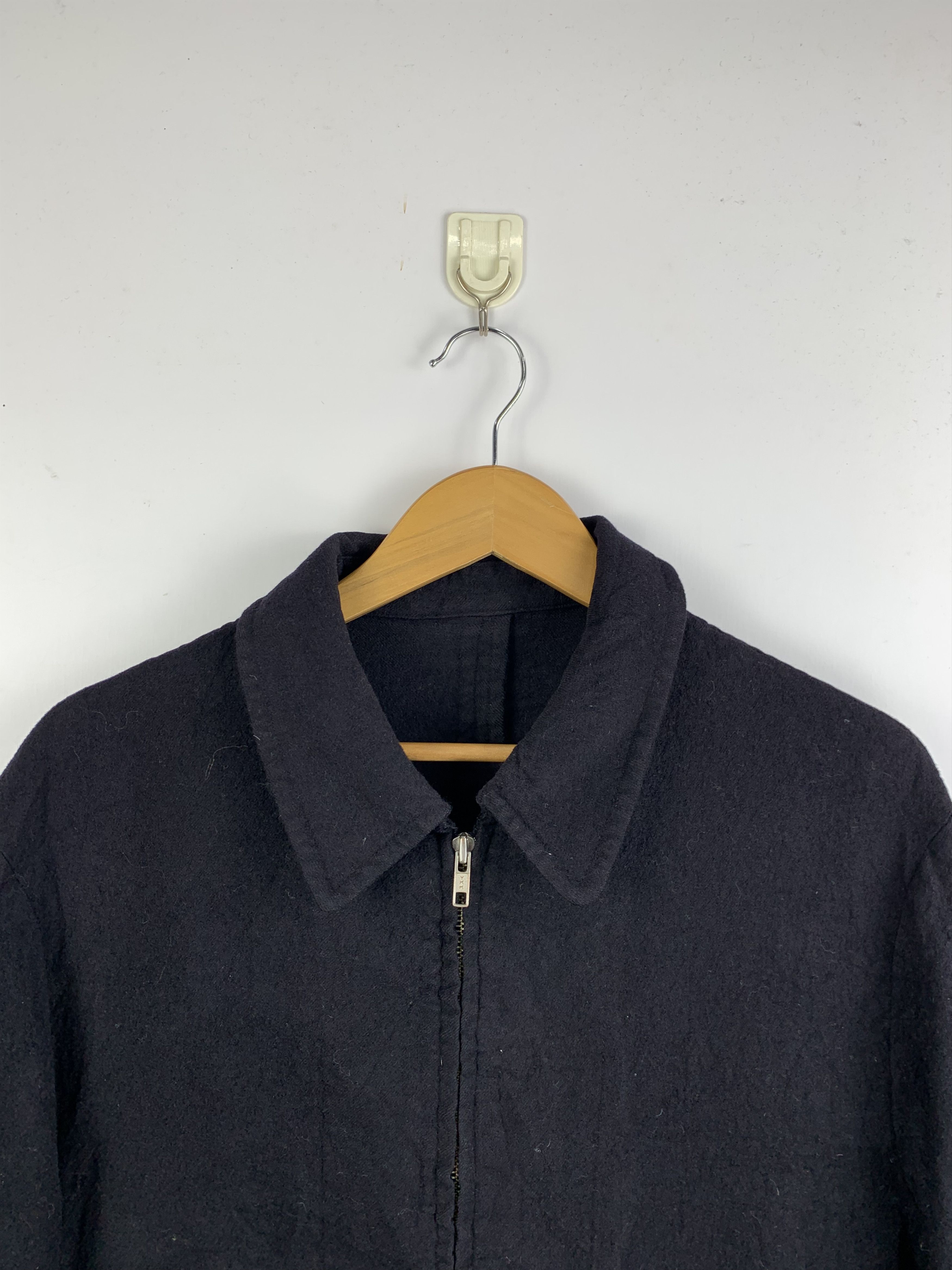 Other Vintage Y’s for men by Yohji Yamamoto Black Wool Work Jacket Size US L / EU 52-54 / 3 - 3 Thumbnail