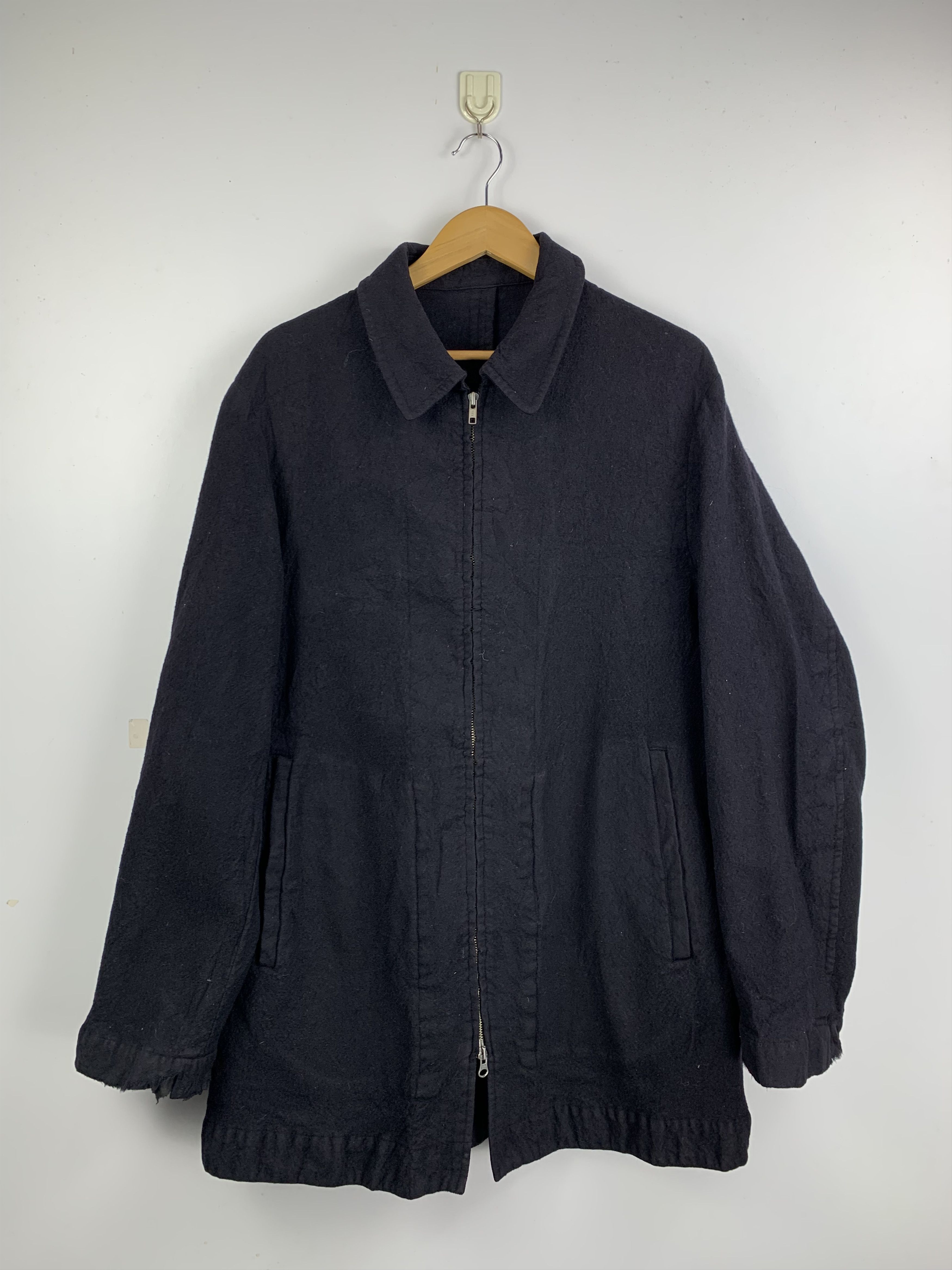 Other Vintage Y’s for men by Yohji Yamamoto Black Wool Work Jacket Size US L / EU 52-54 / 3 - 1 Thumbnail