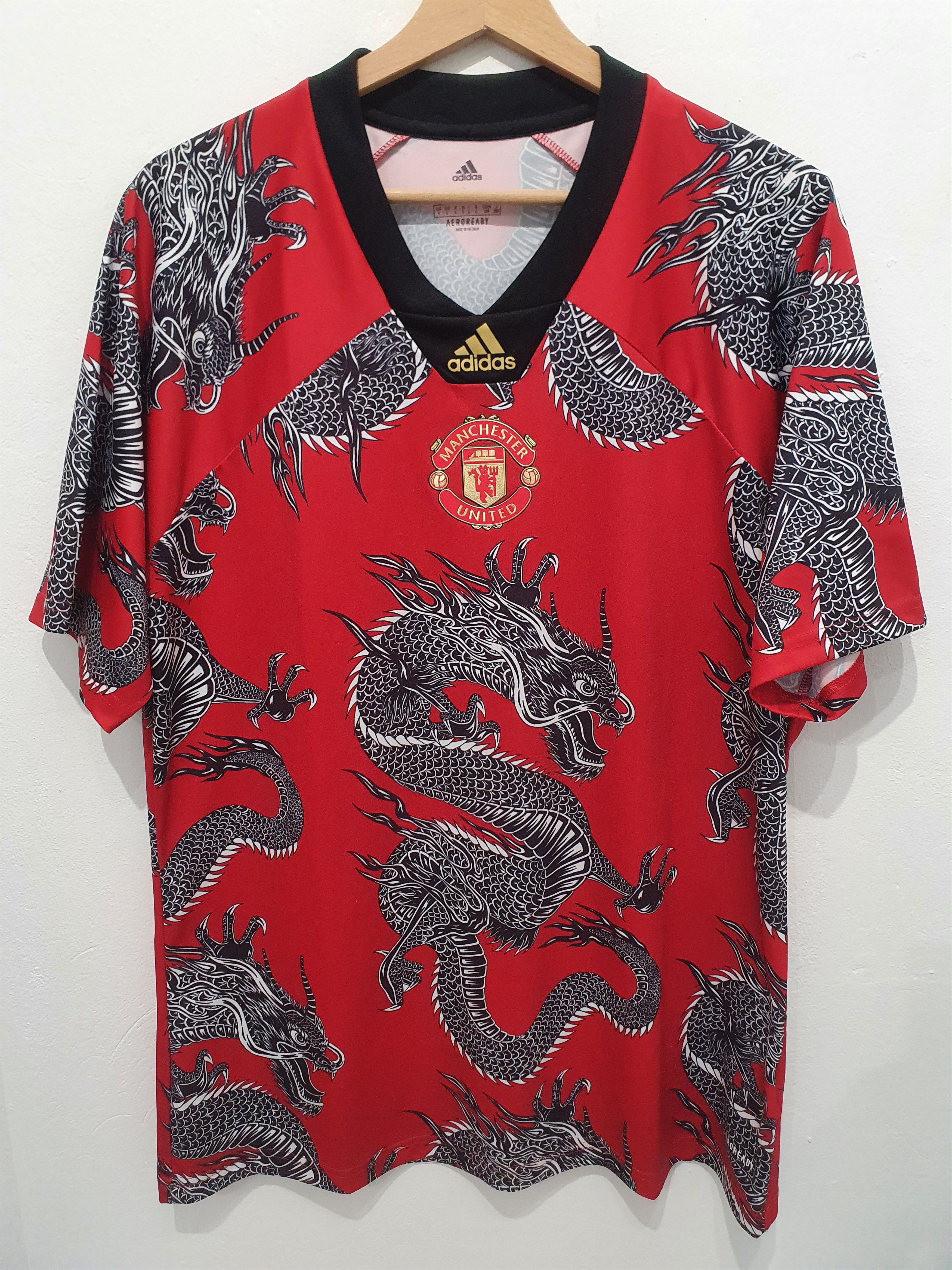 ADIDAS MANCHESTER UNITED CNY SIZE L 2019 2020 SHIRT jersey, image size:3500x4667